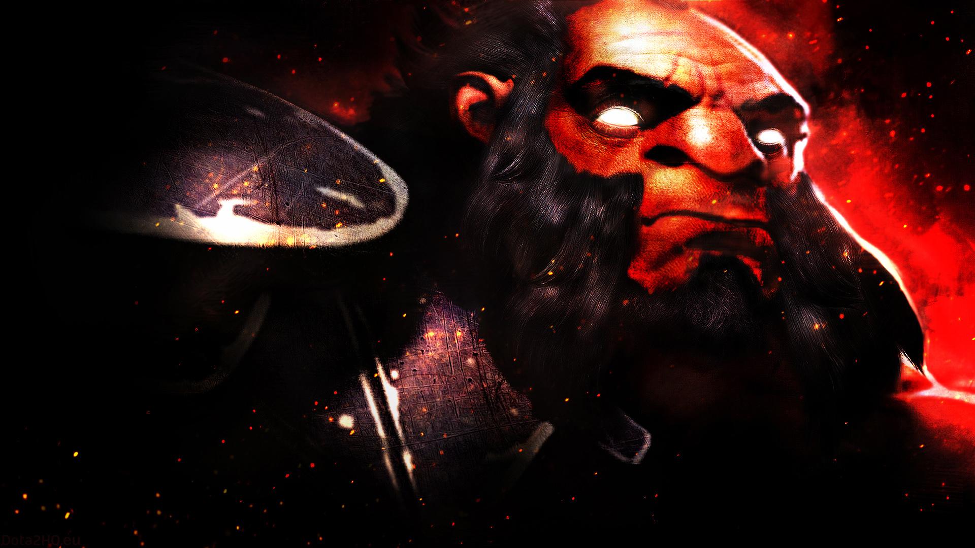 1920x1080 Desktop Wallpaper DOTA 2 Axe Warriors Fantasy vdeo game 1920x1080