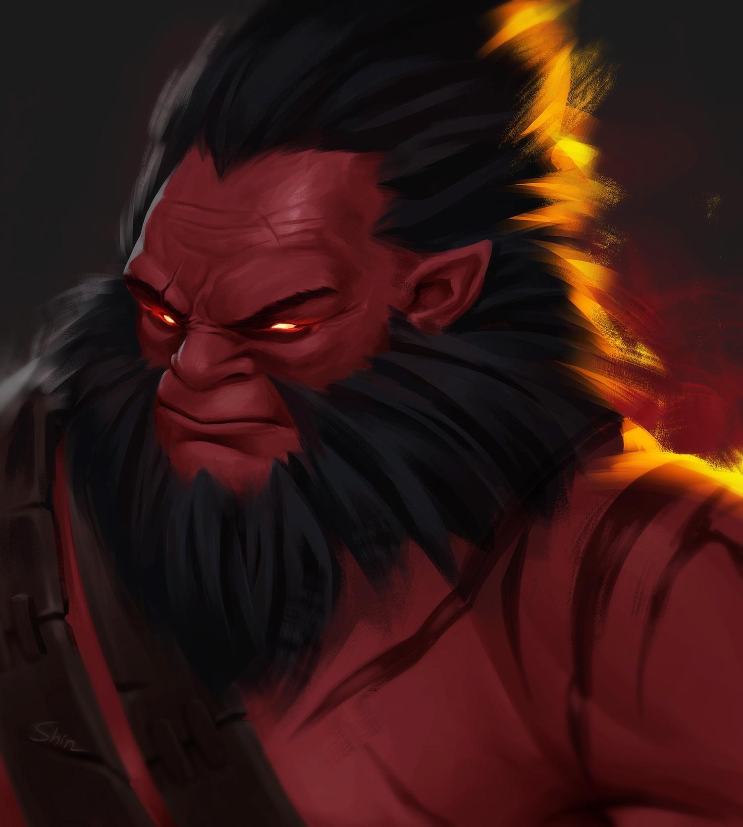 1500x1670 My fanart of Axe
