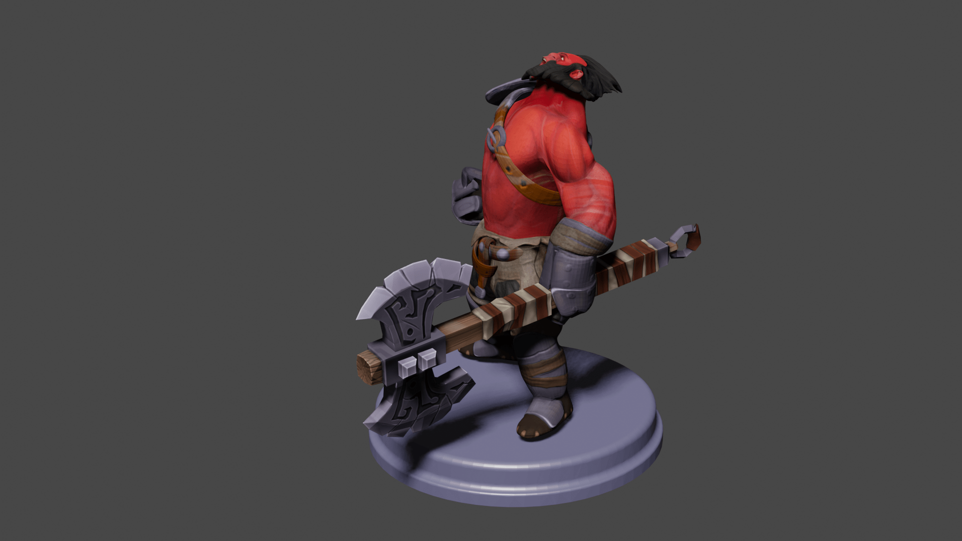 1920x1080 STL file Axe from dota 2 Printable 3D model・3D printable model to download・Cults