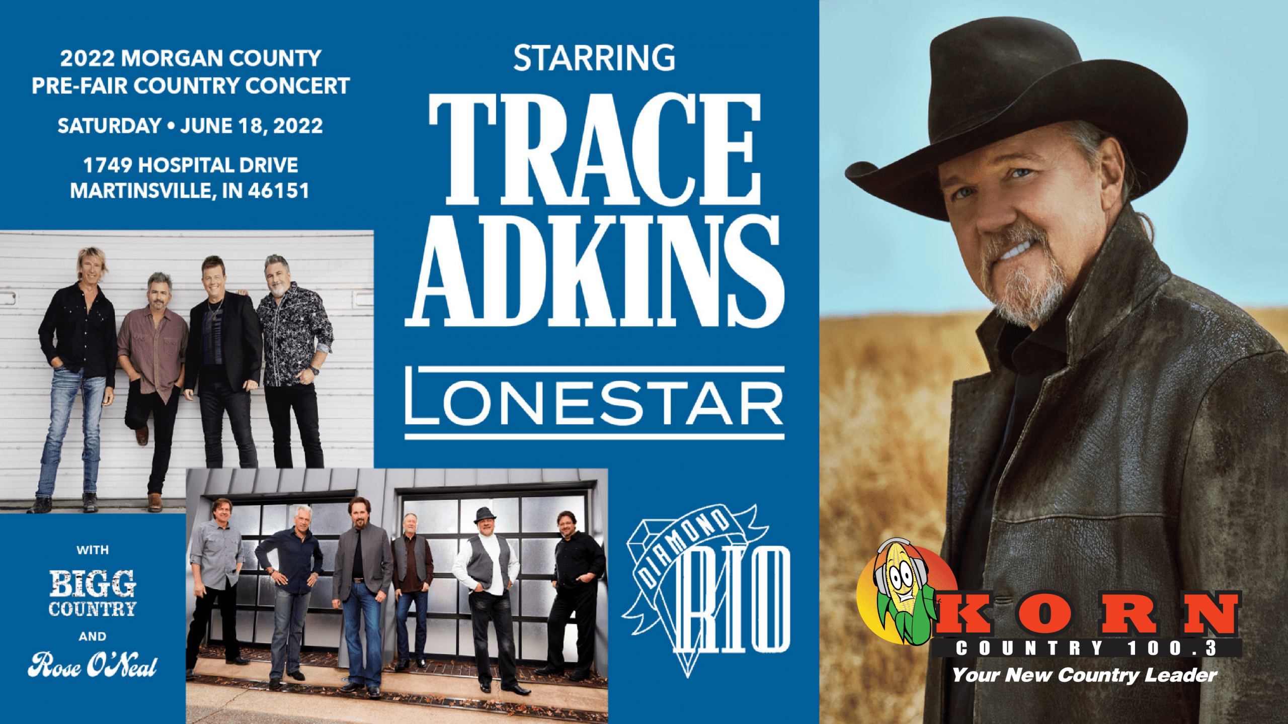 2560x1440 Trace Adkins Platinum Package. KORN Country 100.3. WYGB FM Franklin, Indiana. Local News, Weather And Sports For South Central Indiana. Your New Country Leader For Greenwood, Indiana & Johnson County, Indiana!