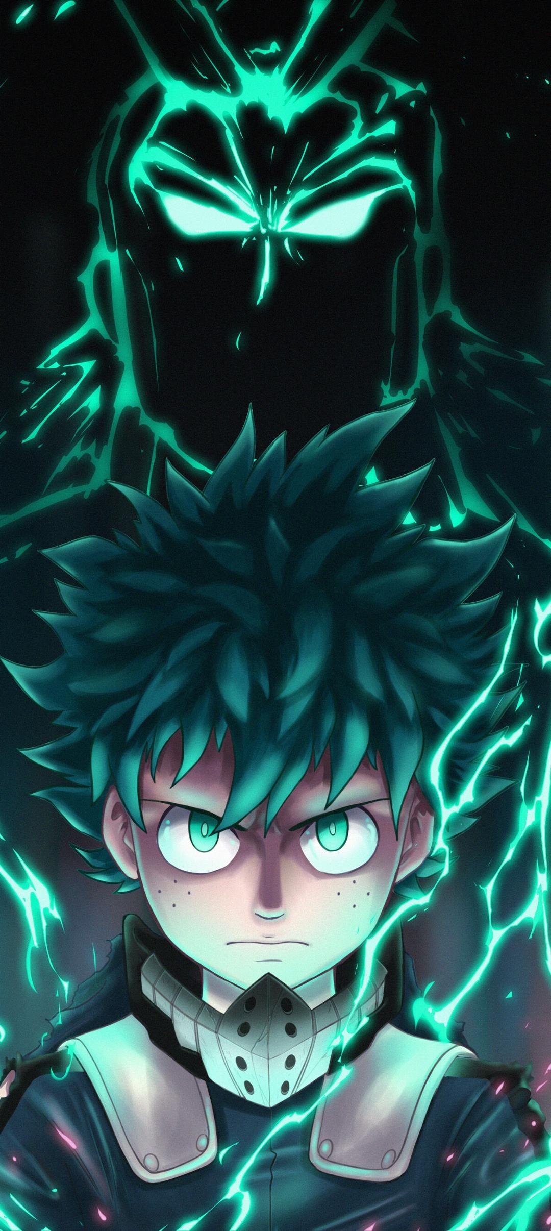 1080x2412 Wallpaper Anime Similar to Naruto, Izuku Midoriya, All Might, Anime, My Hero Academia, Background Free Image