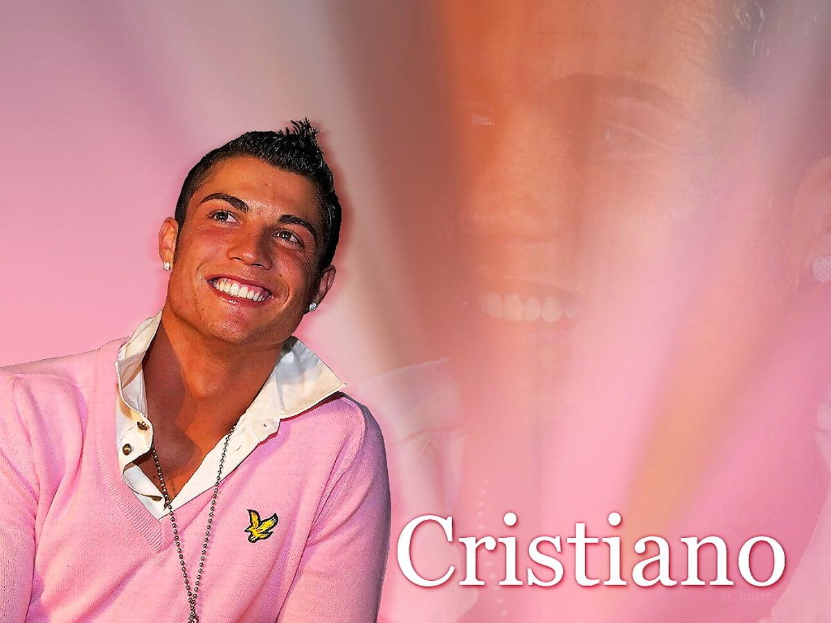 1200x900 Football Posters, Cristiano Ronaldo, Pink background. FREE Download picture