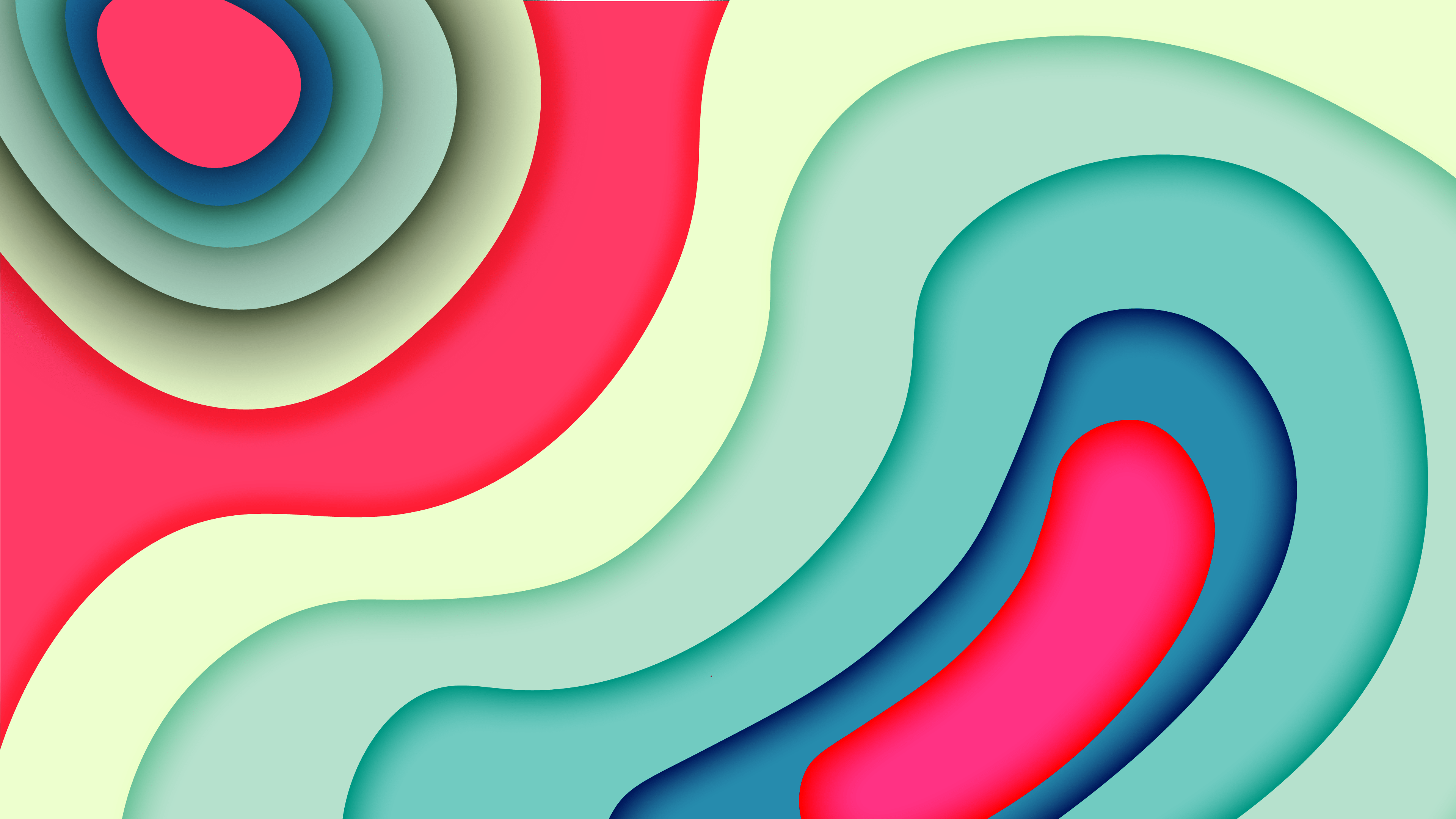 3840x2160 Abstract Shapes 4K Ultra HD Wallpaper