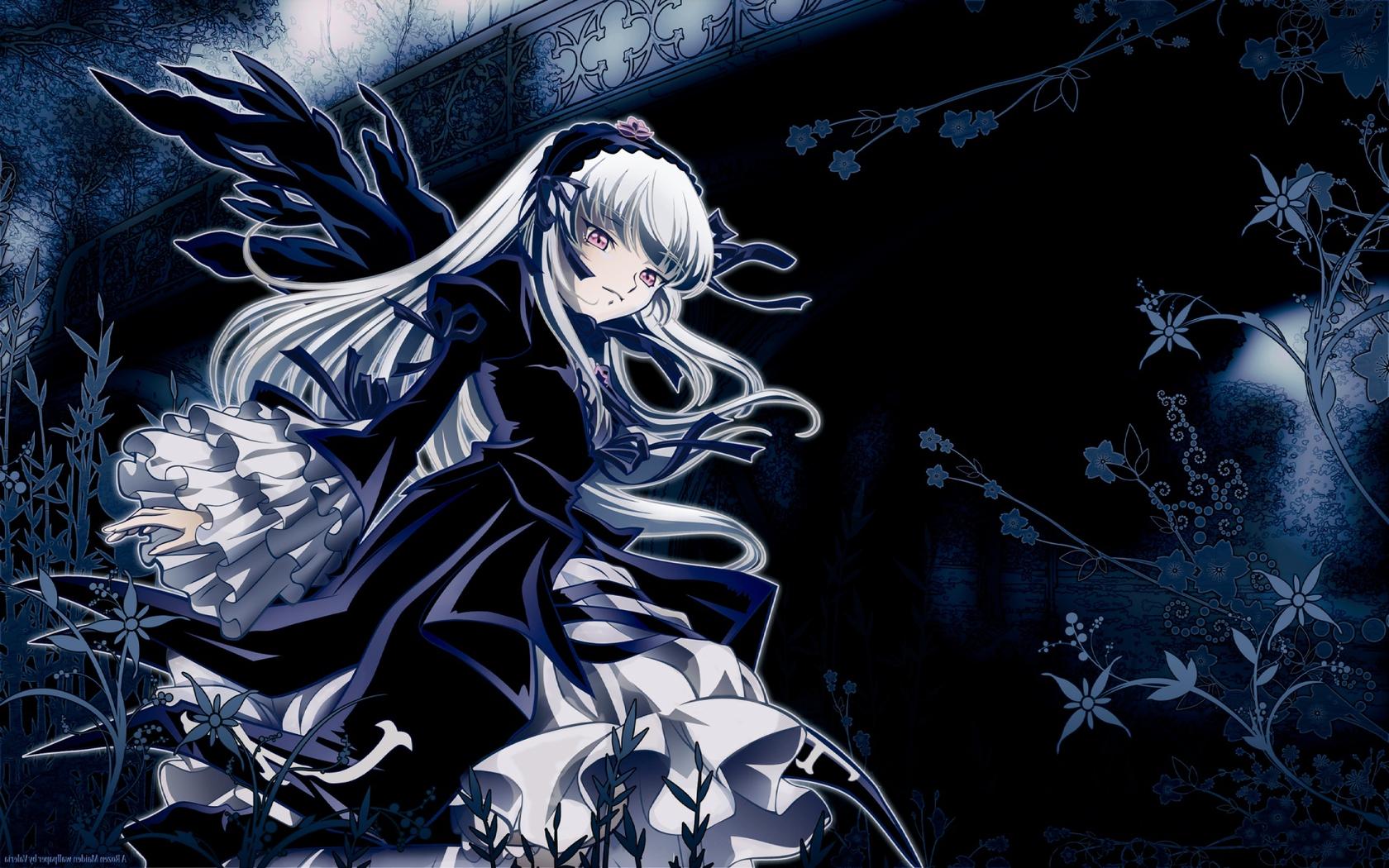 1680x1050 anime, Anime Girls, Rozen Maiden, Suigintou Wallpaper HD / Desktop and Mobile Background
