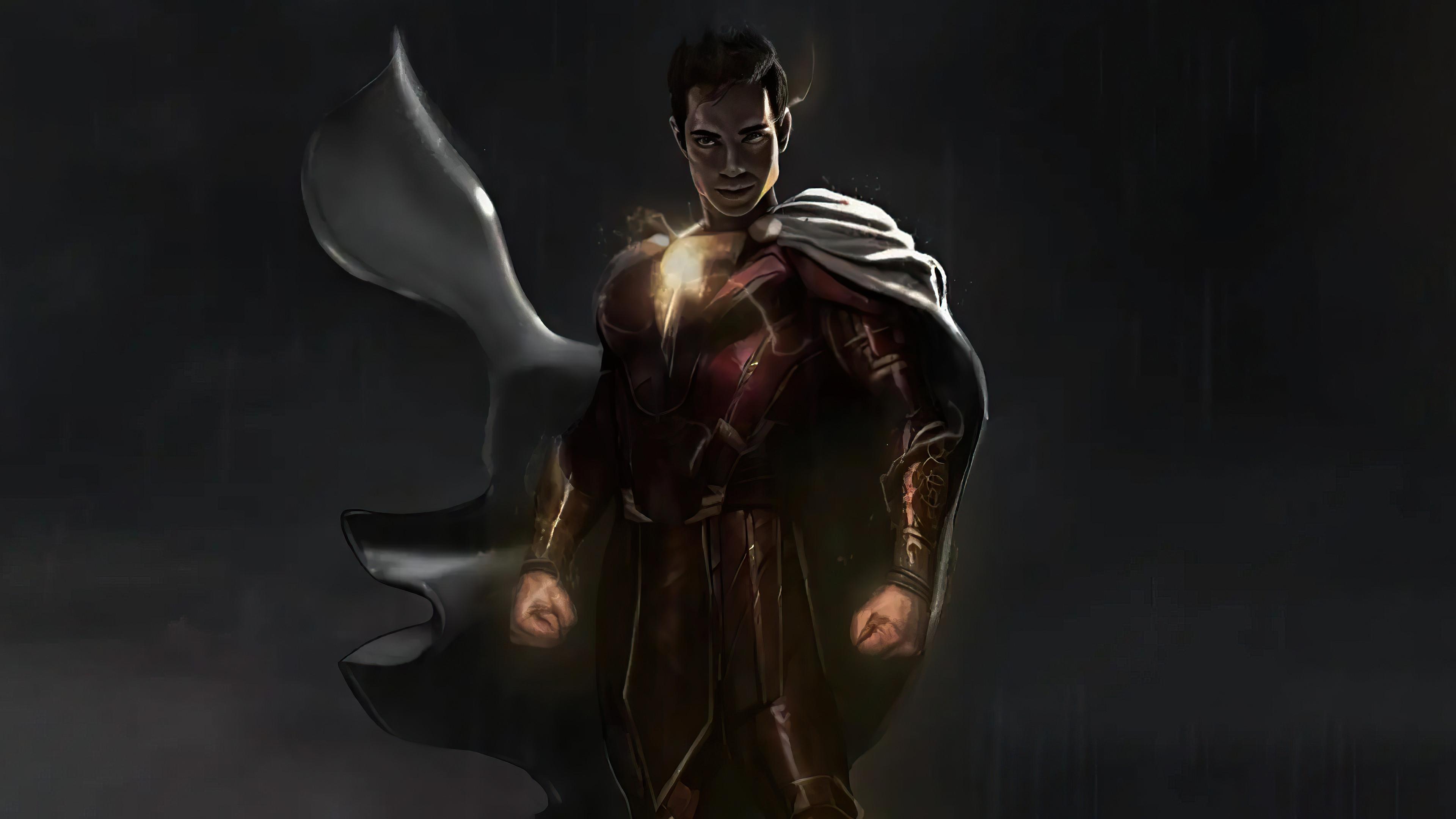 3840x2160 Shazam New Suit, HD Superheroes, 4k Wallpaper, Image, Background, Photo and Picture