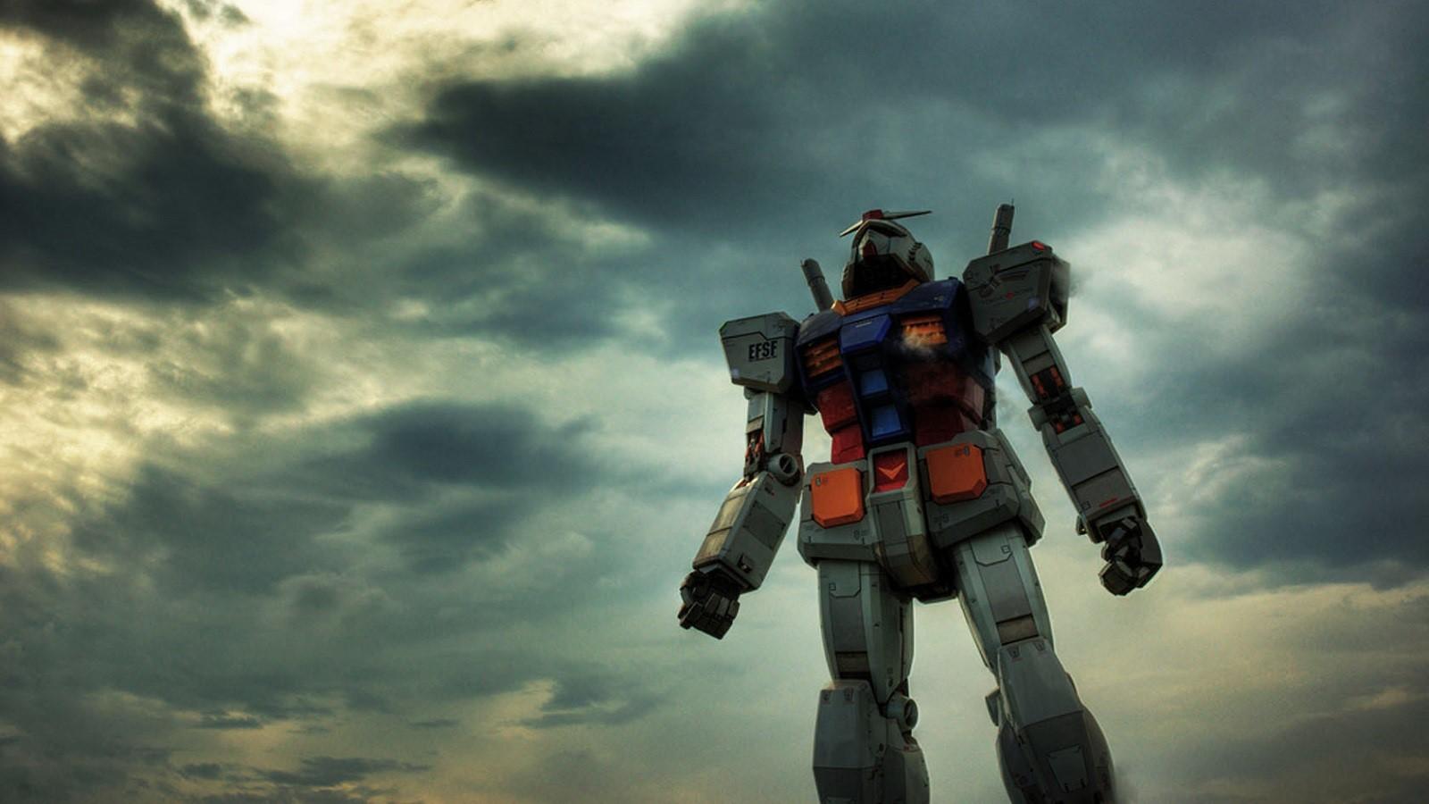 1600x900 RX 78 Gundam, Gundam, Outdoors, Clouds Gallery HD Wallpaper