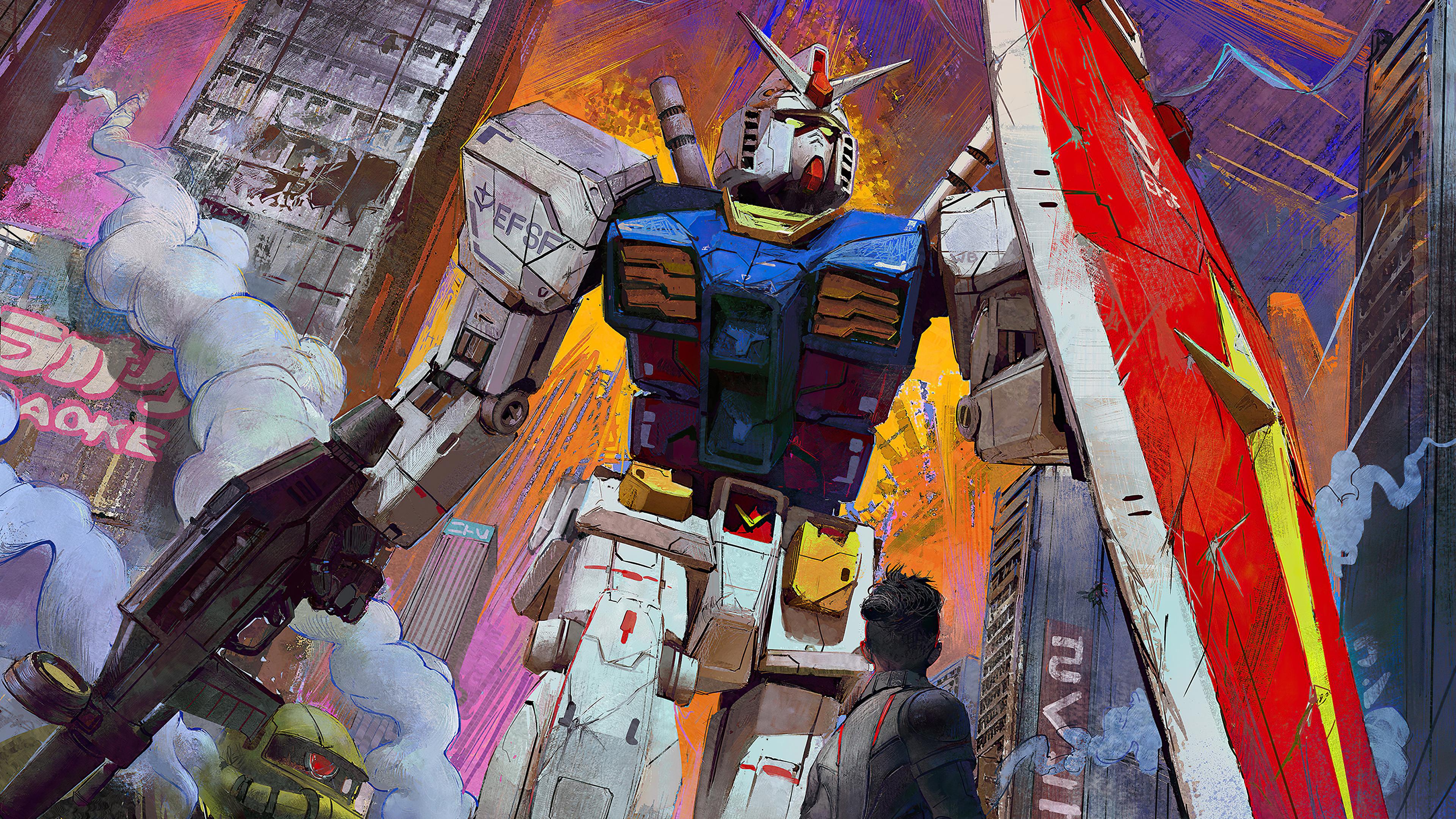 3840x2160 Anime Gundam 4k Ultra HD Wallpaper By Ignacio Bazan Lazcano