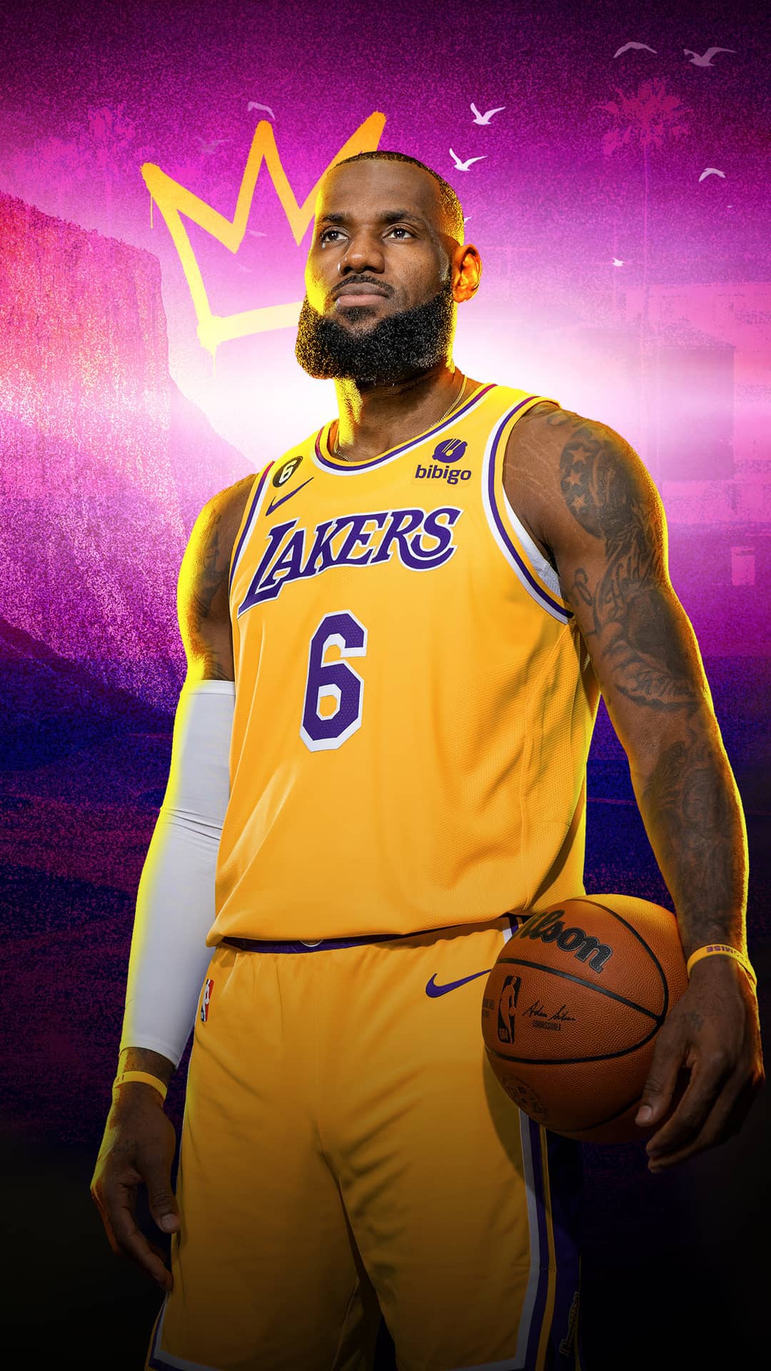 Download wallpapers 4k LeBron James yellow uniform NBA Los Angeles  Lakers basketball stars neon lights LeBron Raymone James Sr LA Lakers  abstract art creative basketball LeBron James Lakers for desktop free  Pictures