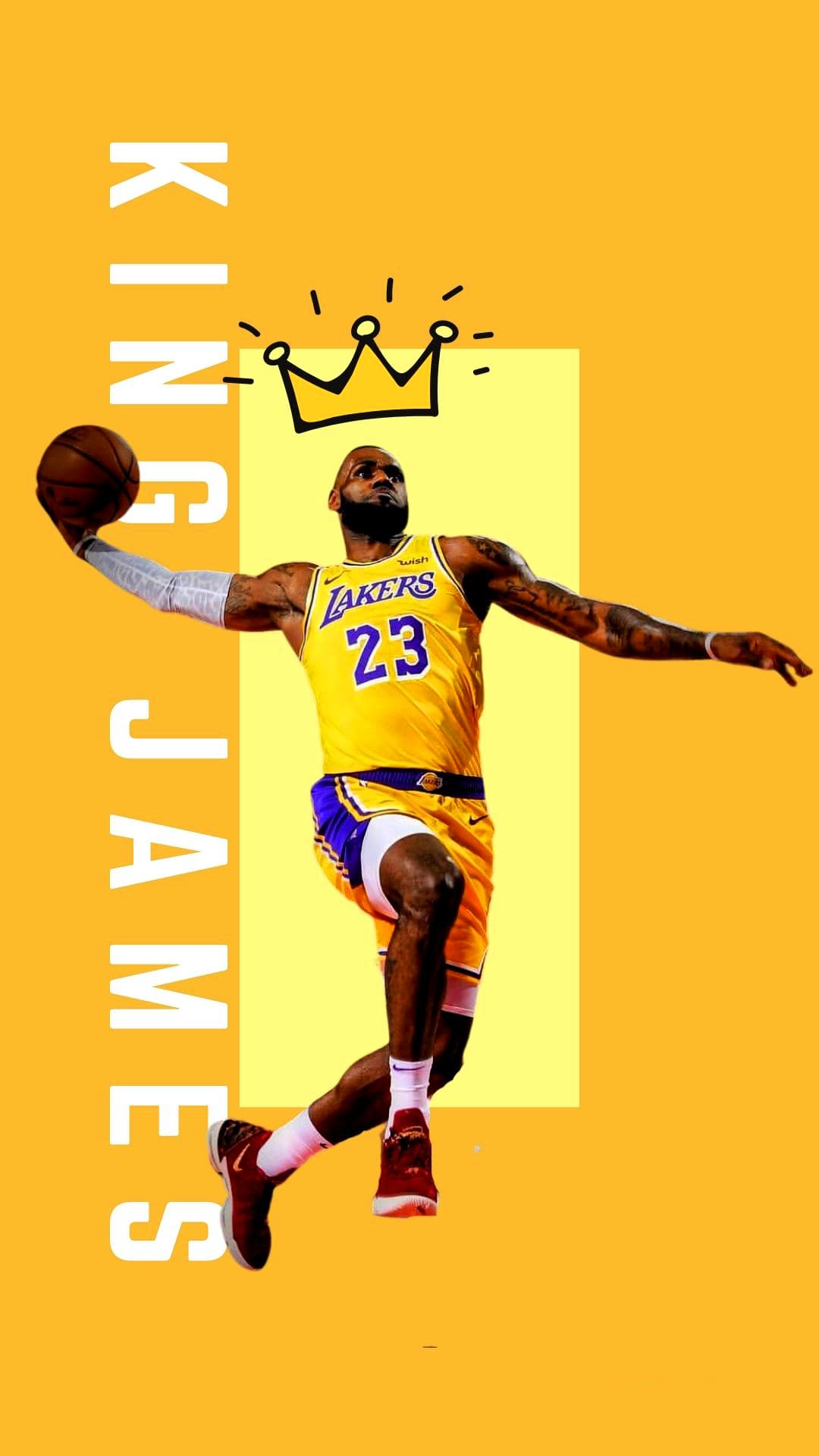 1080x1920 King Lebron James Wallpaper
