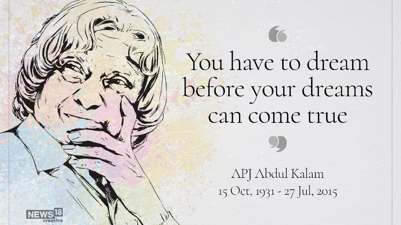1280x720 In pics. Inspirational Dr APJ Abdul Kalam quotes on his death anniversary