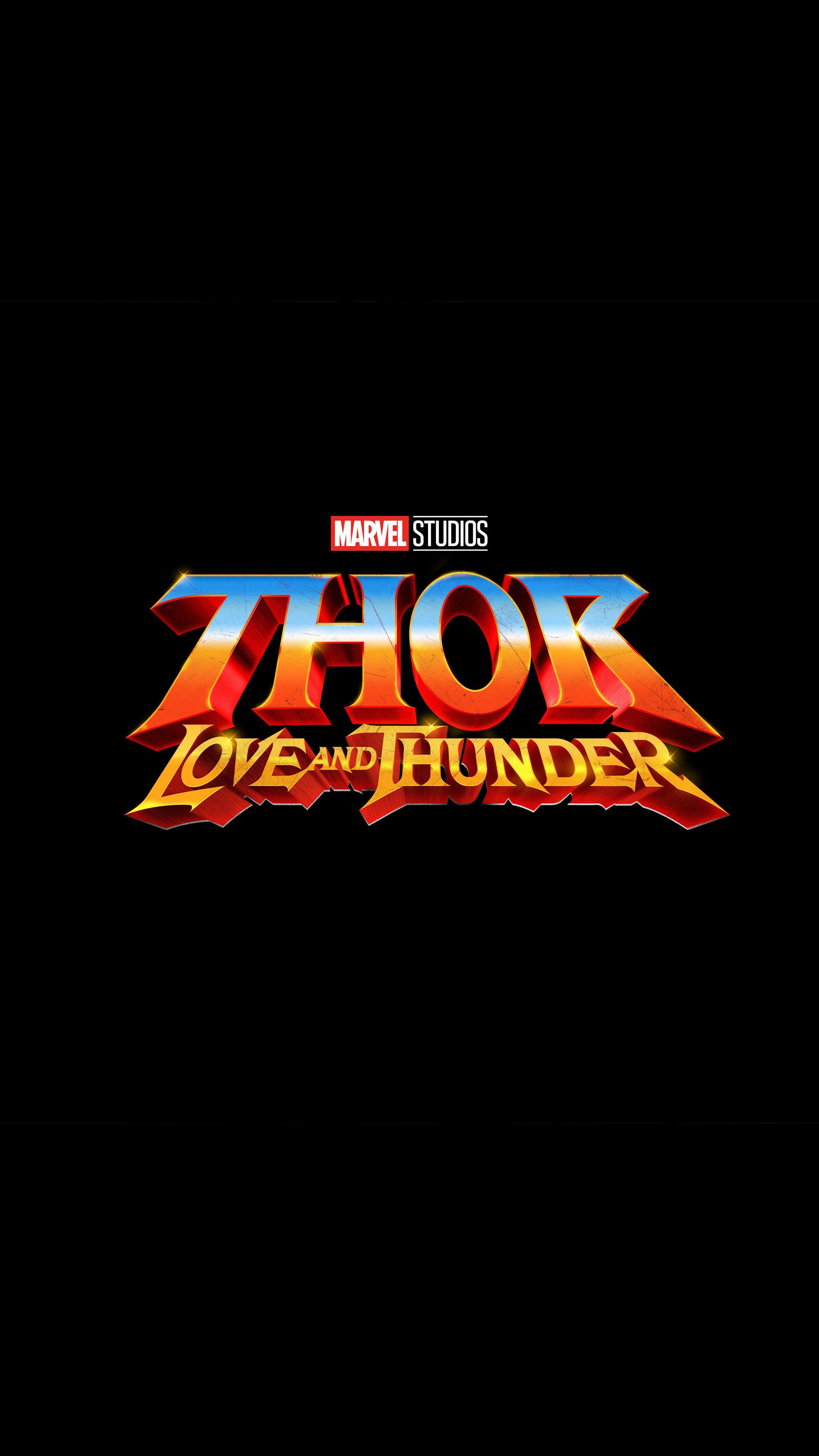 2160x3840 Thor And Thunder Logo Background 4K Ultra HD Mobile Wallpaper