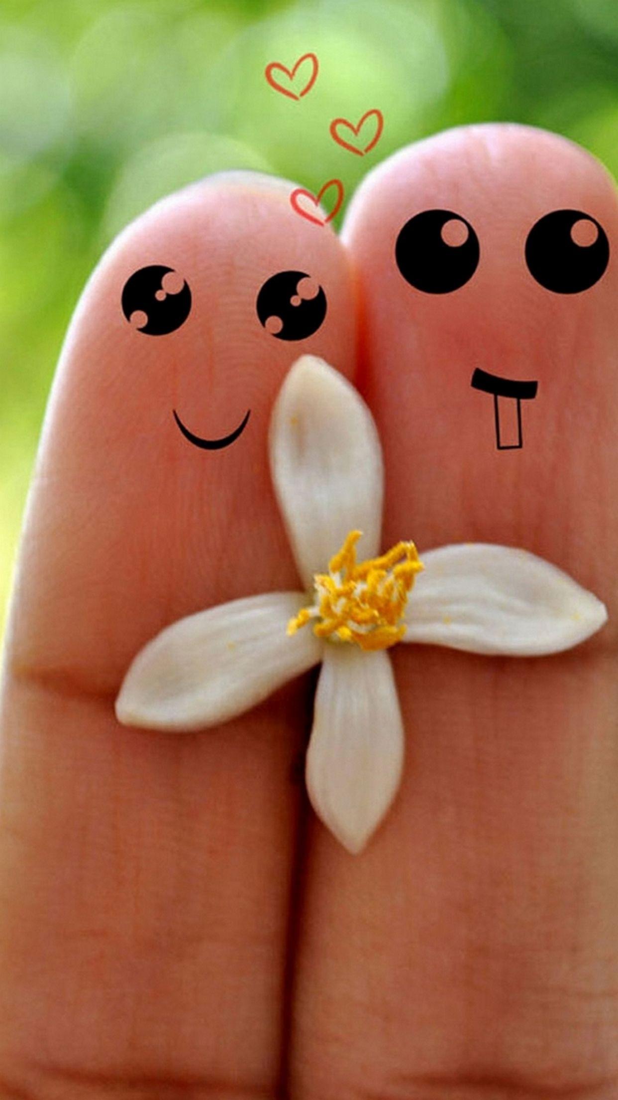 1242x2208 Cute Cartoon Love Wallpaper For Mobile Gallery