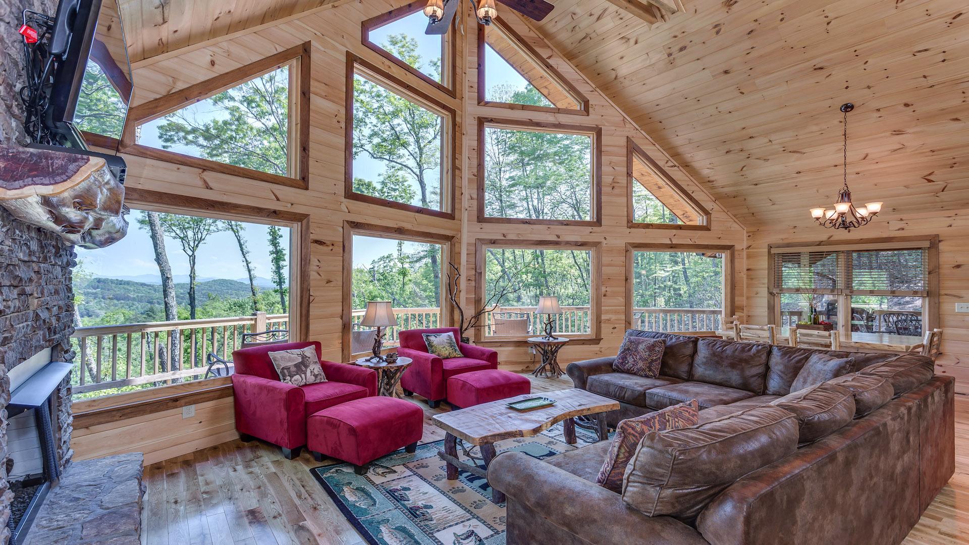 1920x1080 Mountain Lodge Great Room