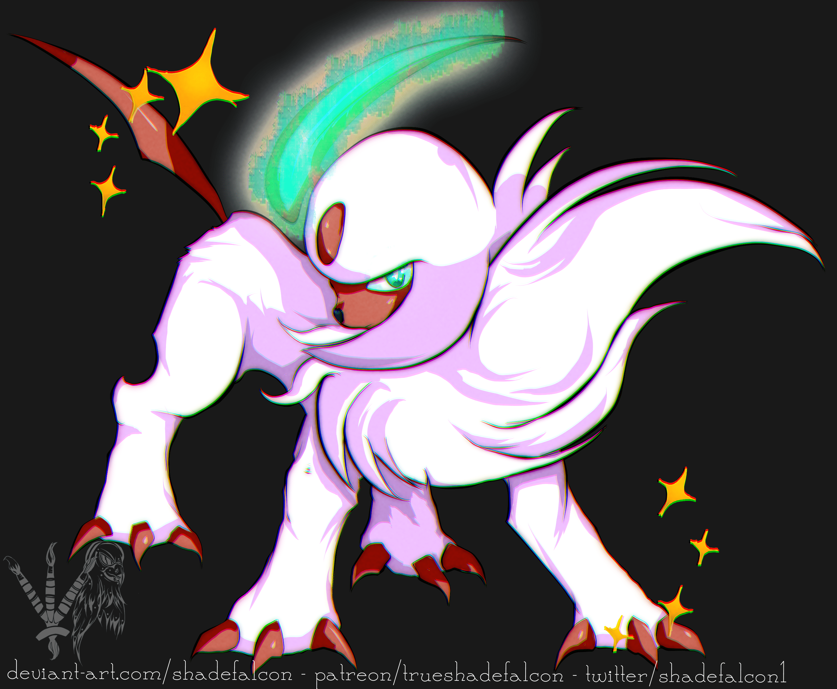 Shiny Absol Wallpapers Top Free Shiny Absol Backgrounds WallpaperAccess
