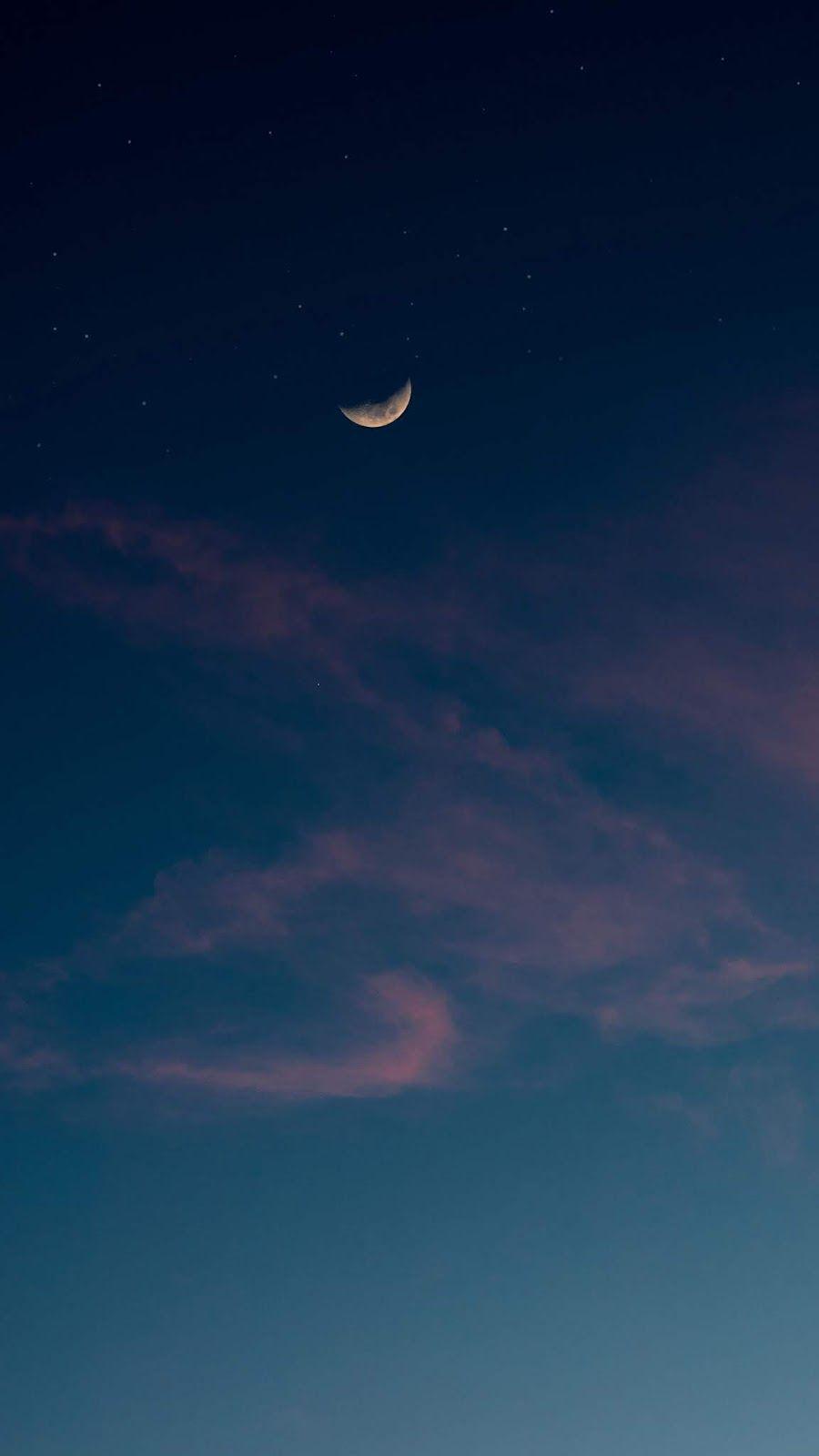 Crescent Moon Aesthetic Wallpapers - Top Free Crescent Moon Aesthetic ...