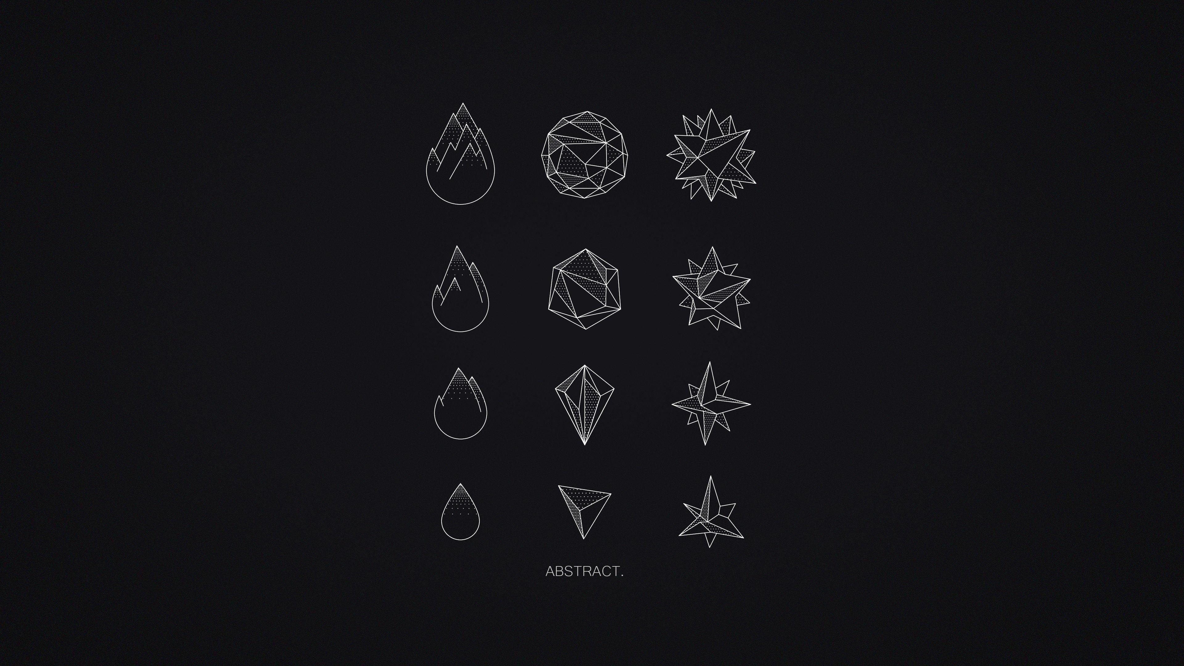 3840x2160 3840x2160 monochrome line art illustration geometry dark background minimalism wallpaper JPG 1045 kB Gallery HD Wallpaper