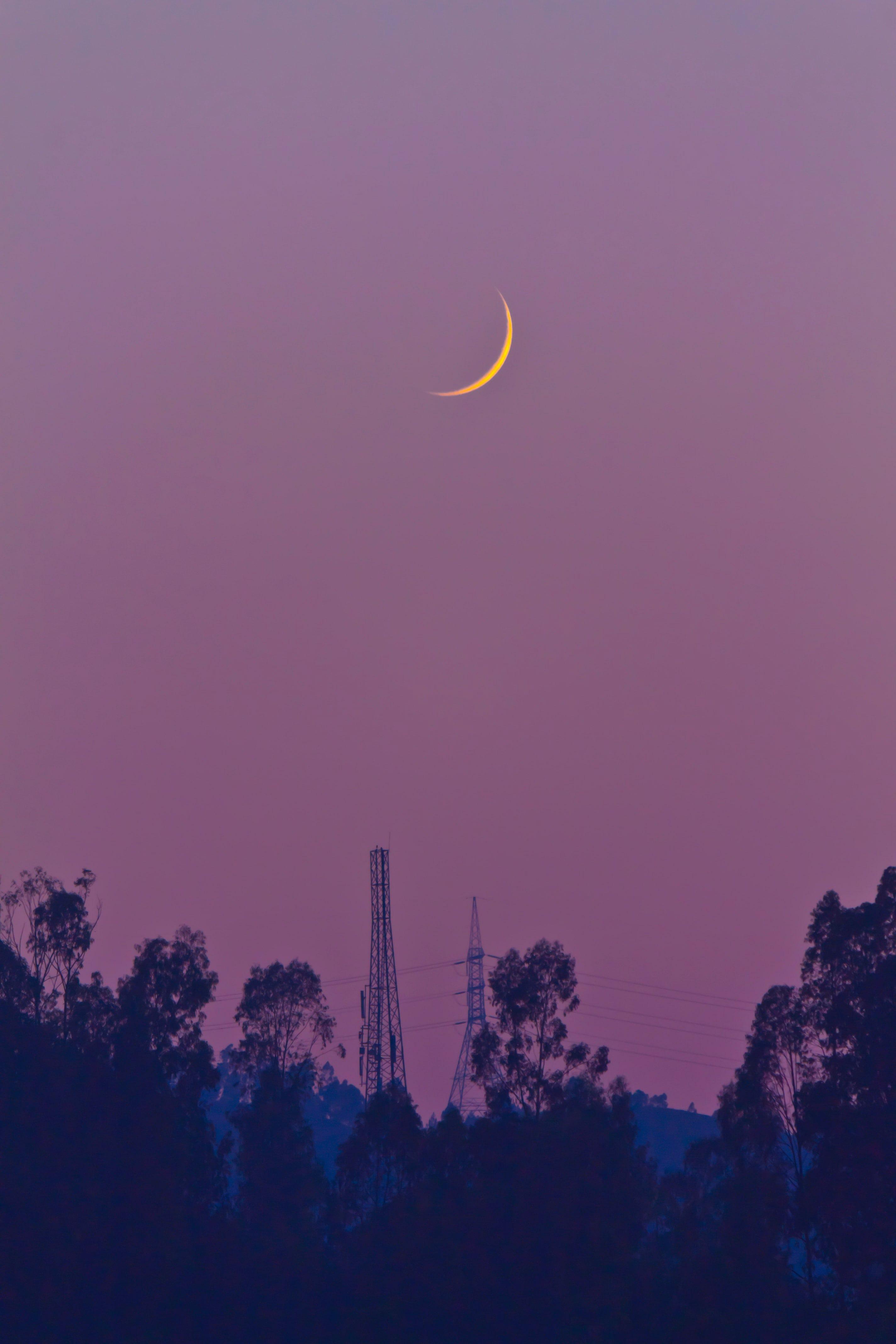 Aesthetic Crescent Moon IPhone Wallpaper | Free Photo   Rawpixel