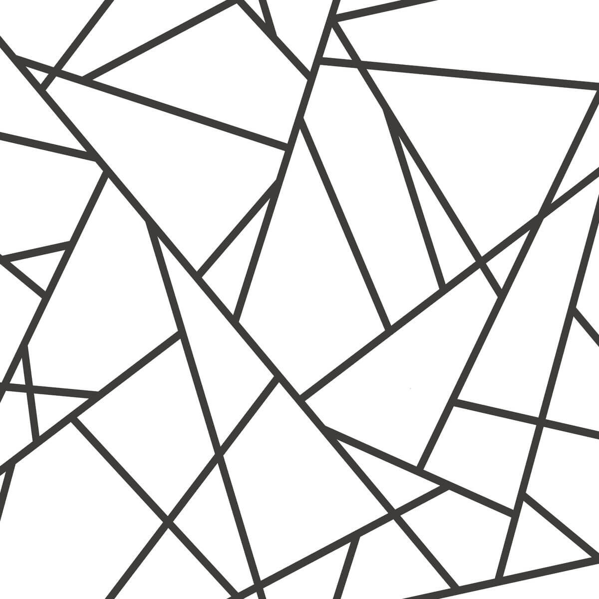1200x1200 Fracture Geometric Peel & Stick Wallpaper