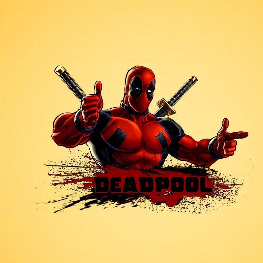 1024x1024 Deadpool Desktop Wallpaper 29667