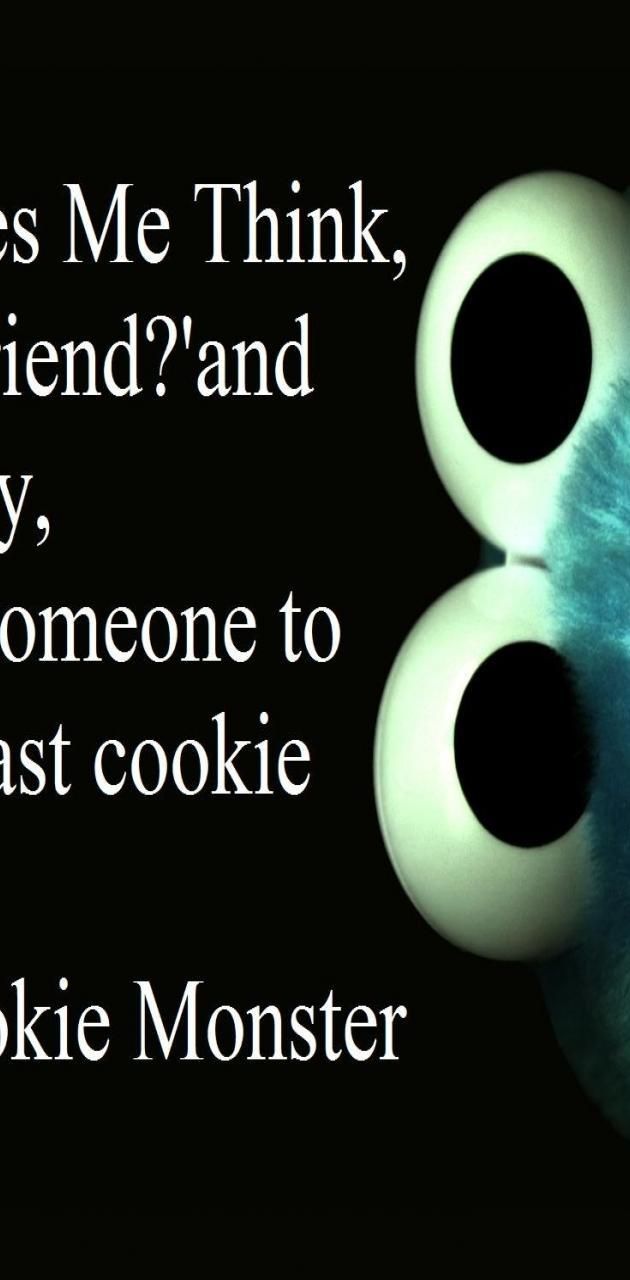 630x1280 Cookie Monster Quote wallpaper