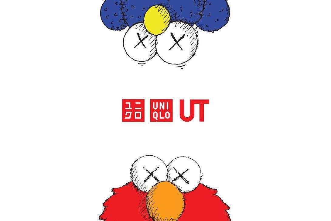 1090x727 Download Uniqlo Elmo And Cookie Monster Wallpaper