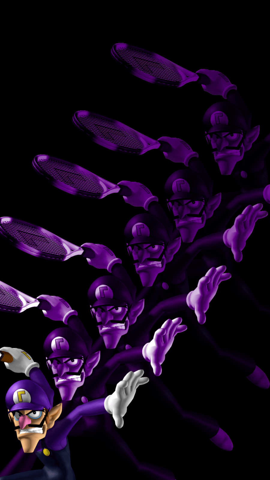 900x1600 Made a simple waluigi wallpaper for phones to fill your waluigi needs