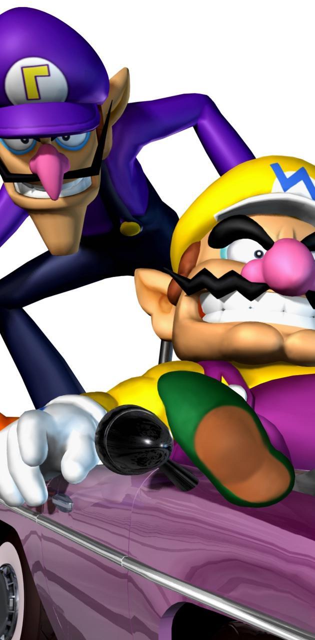 630x1280 Wario Und Waluigi wallpaper