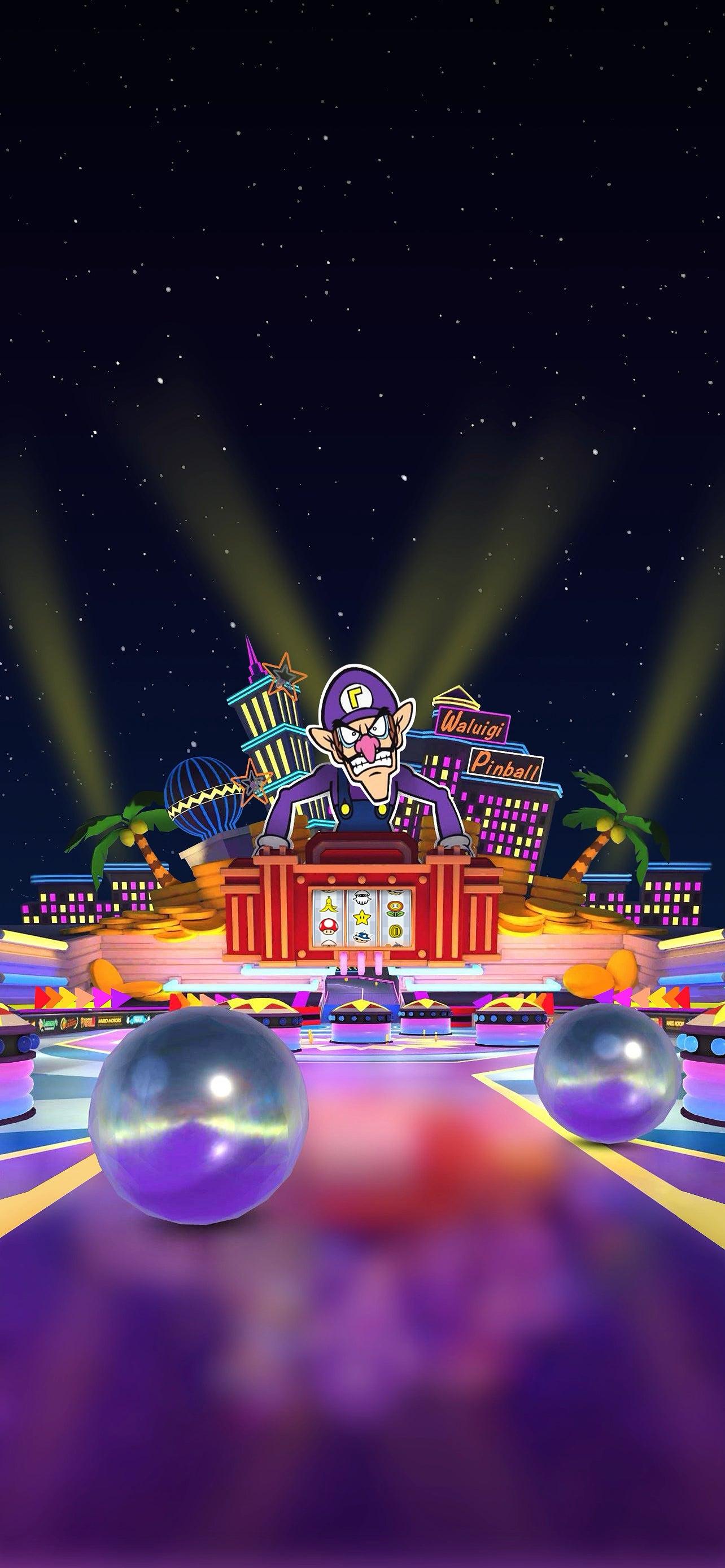 1284x2778 Waluigi Pinball Wallpaper Animated by me, also made some adjustments. Hope you like and save it