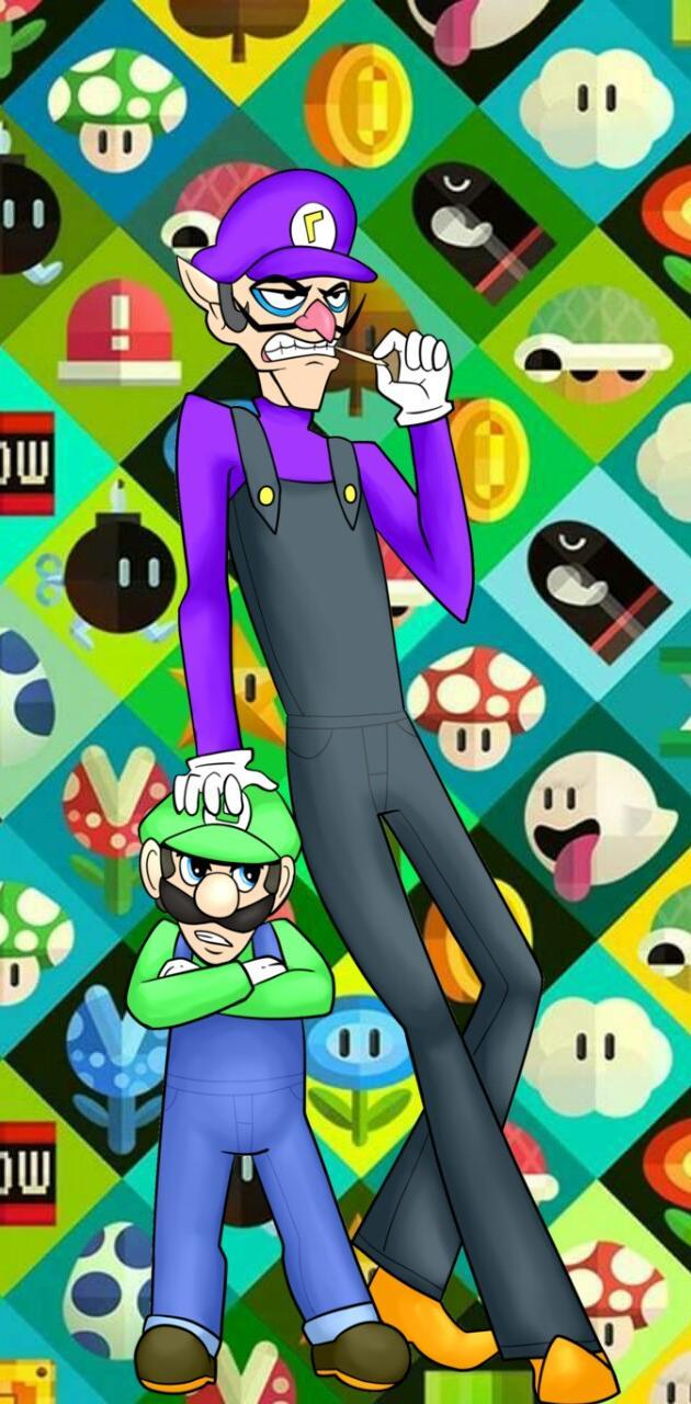 630x1280 Waluigi wallpaper