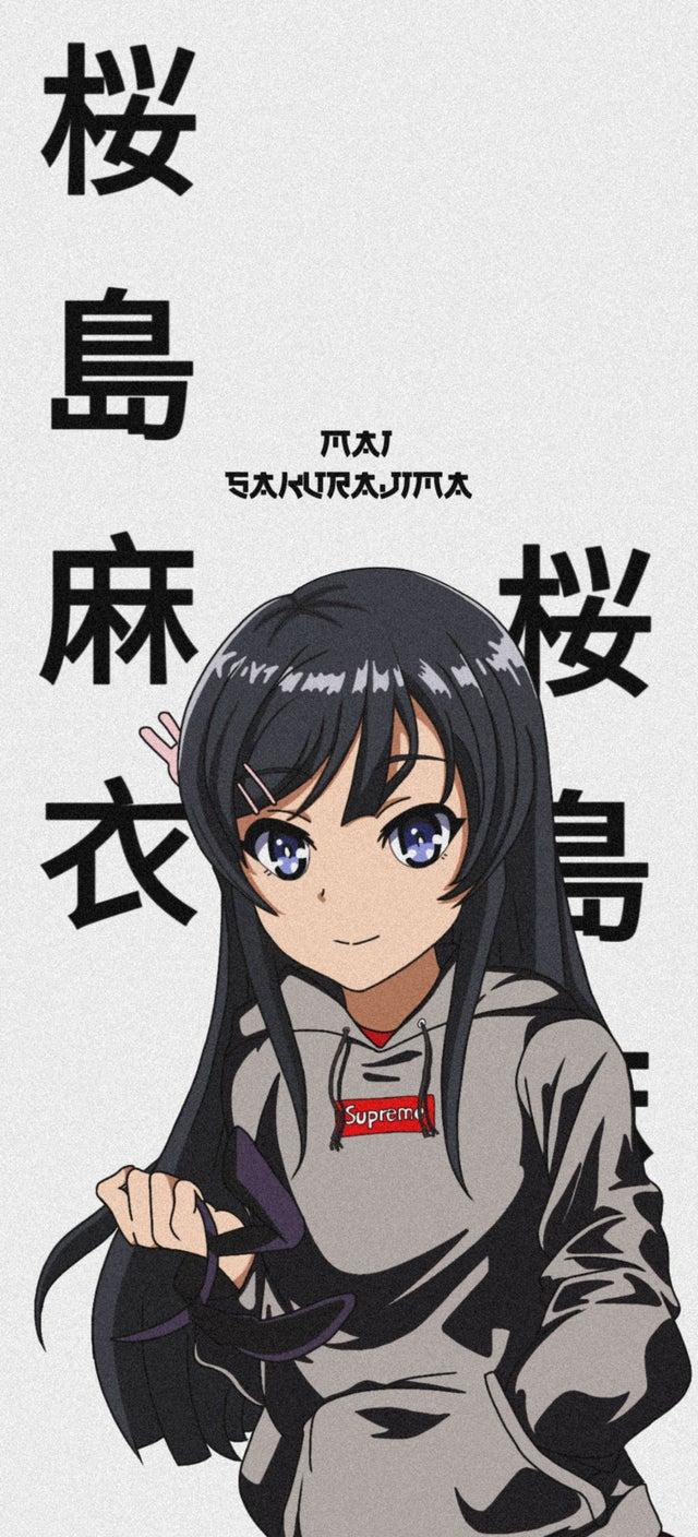 640x1408 Feel free to use these Mai Sakurajima wallpaper