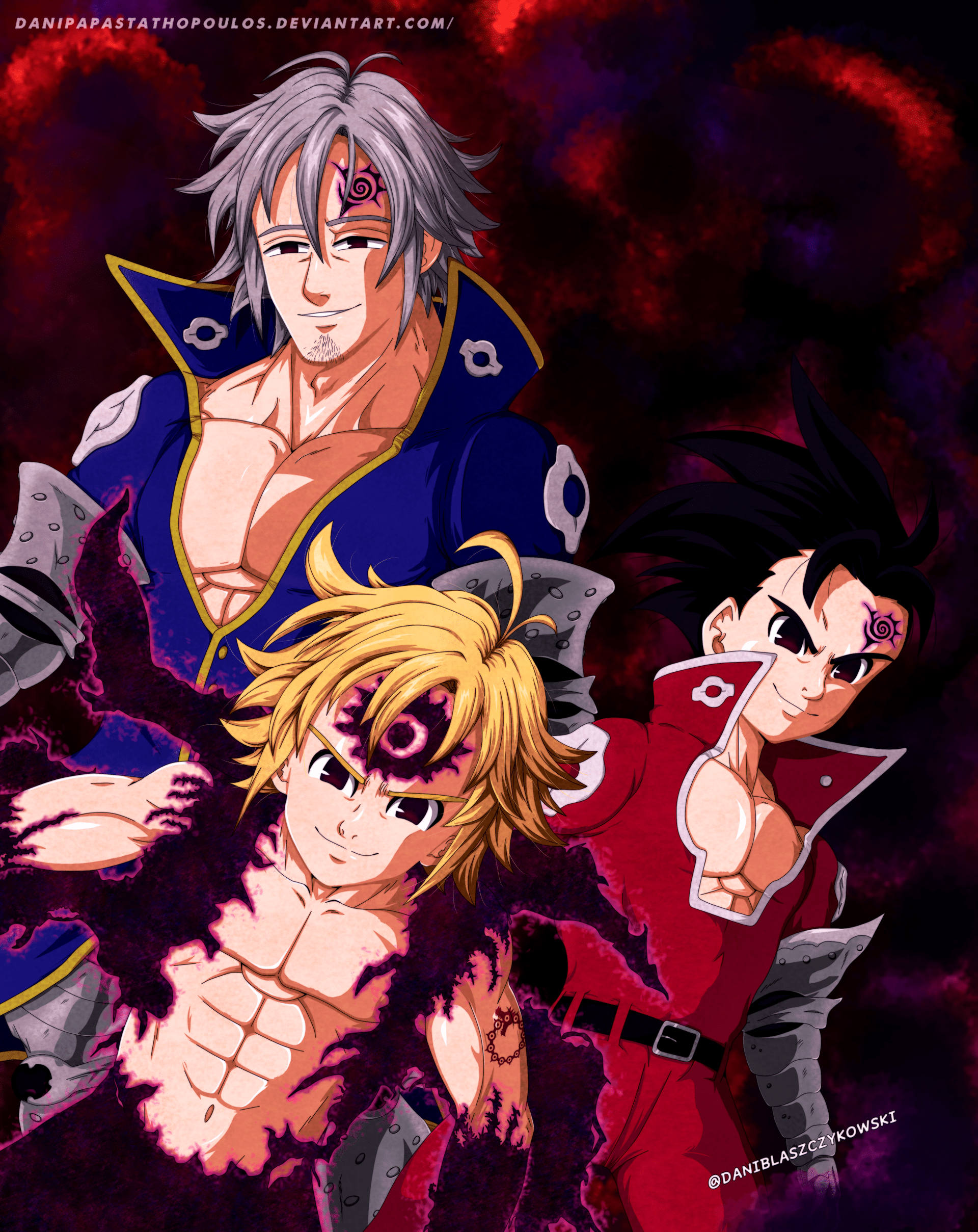 1920x2417 Meliodas, Estarossa and Zeldris are the nnt version of the pillar men change my mind