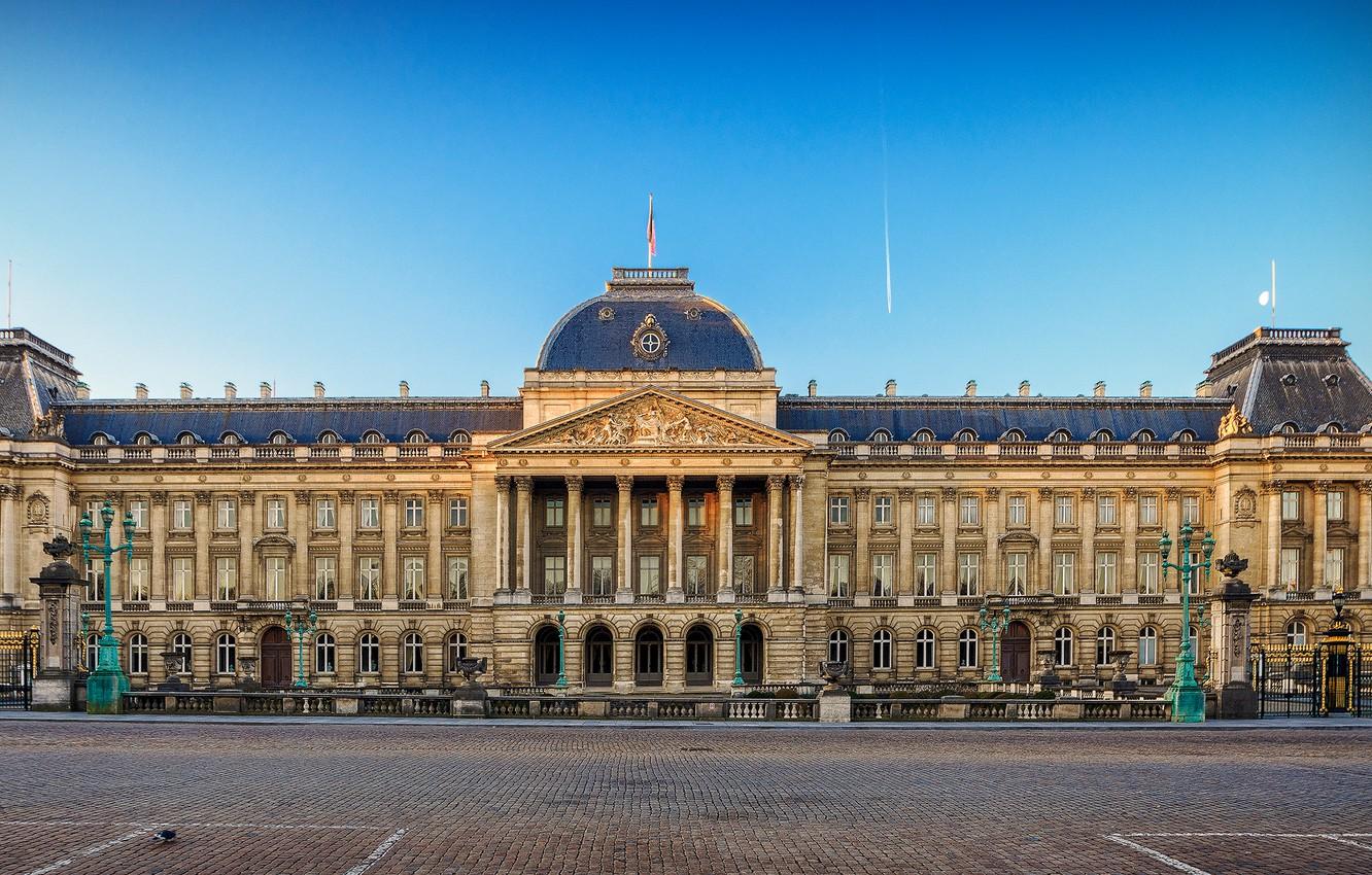1332x850 Wallpaper the sky, area, Belgium, Palace, Brussels, Royal Palace image for desktop, section город