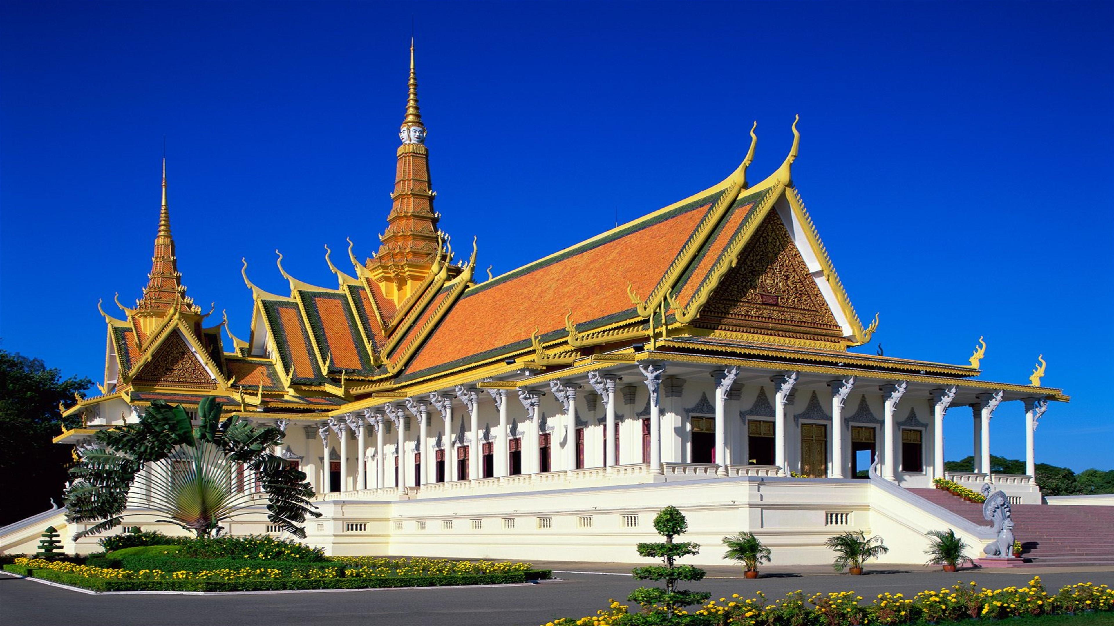 3840x2160 Royal Palace Cambodia 4k Gallery HD Wallpaper