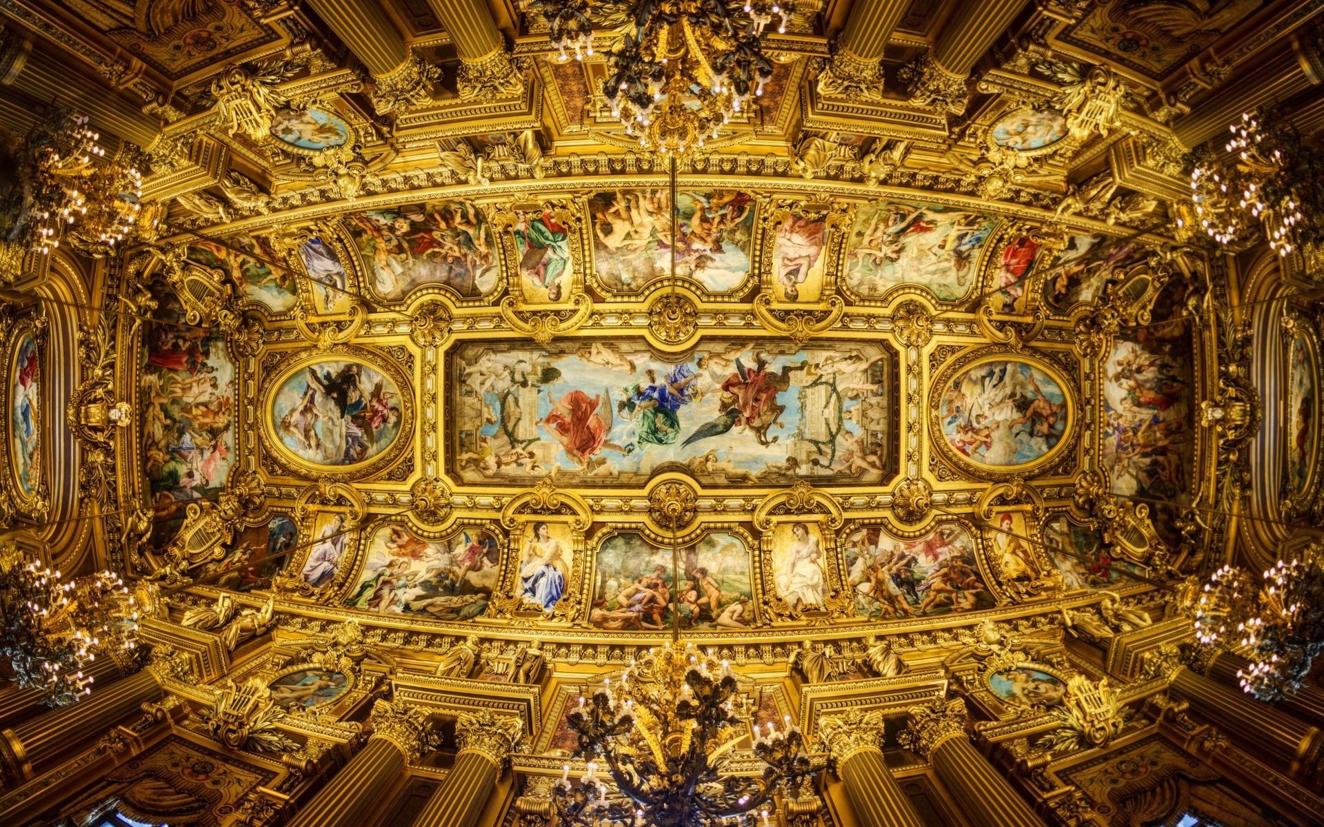 1920x1200 Royal Palace, magnificent ceiling wallpaper