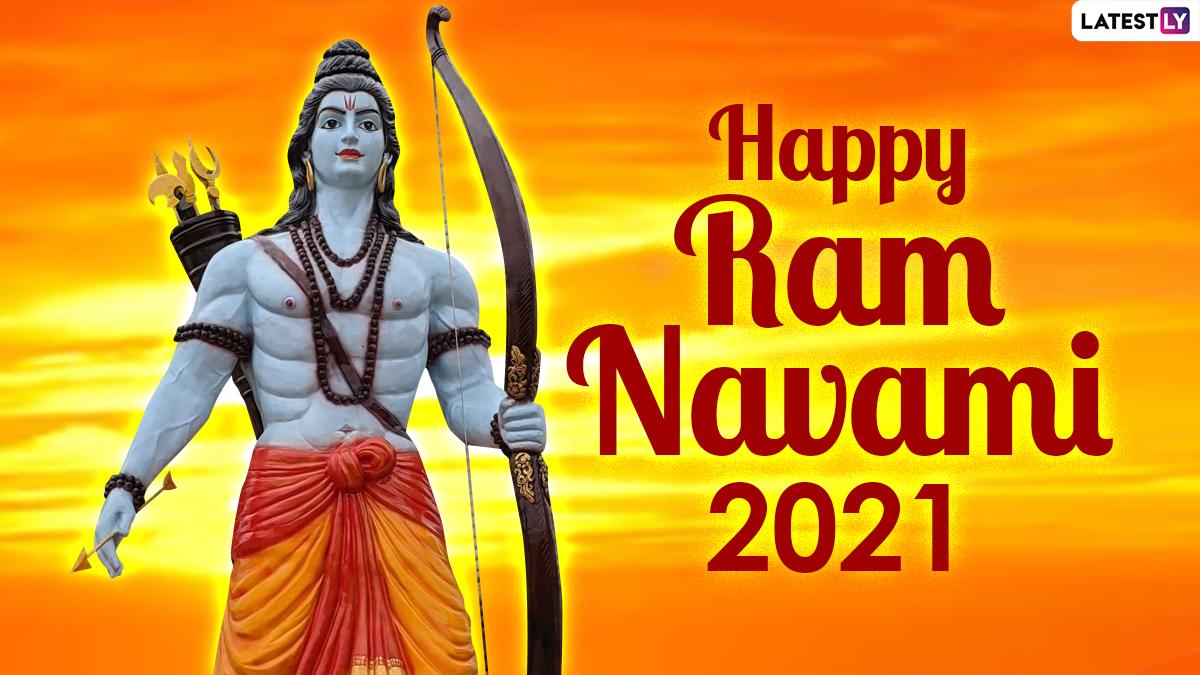 1200x675 Happy Ram Navami 2021 Lord Ram Image & Wallpaper: Wishes, Greetings, WhatsApp Stickers, Facebook Status and Telegram Image to Share with Your Loved Ones to Mark the End of Chaitra Navratri