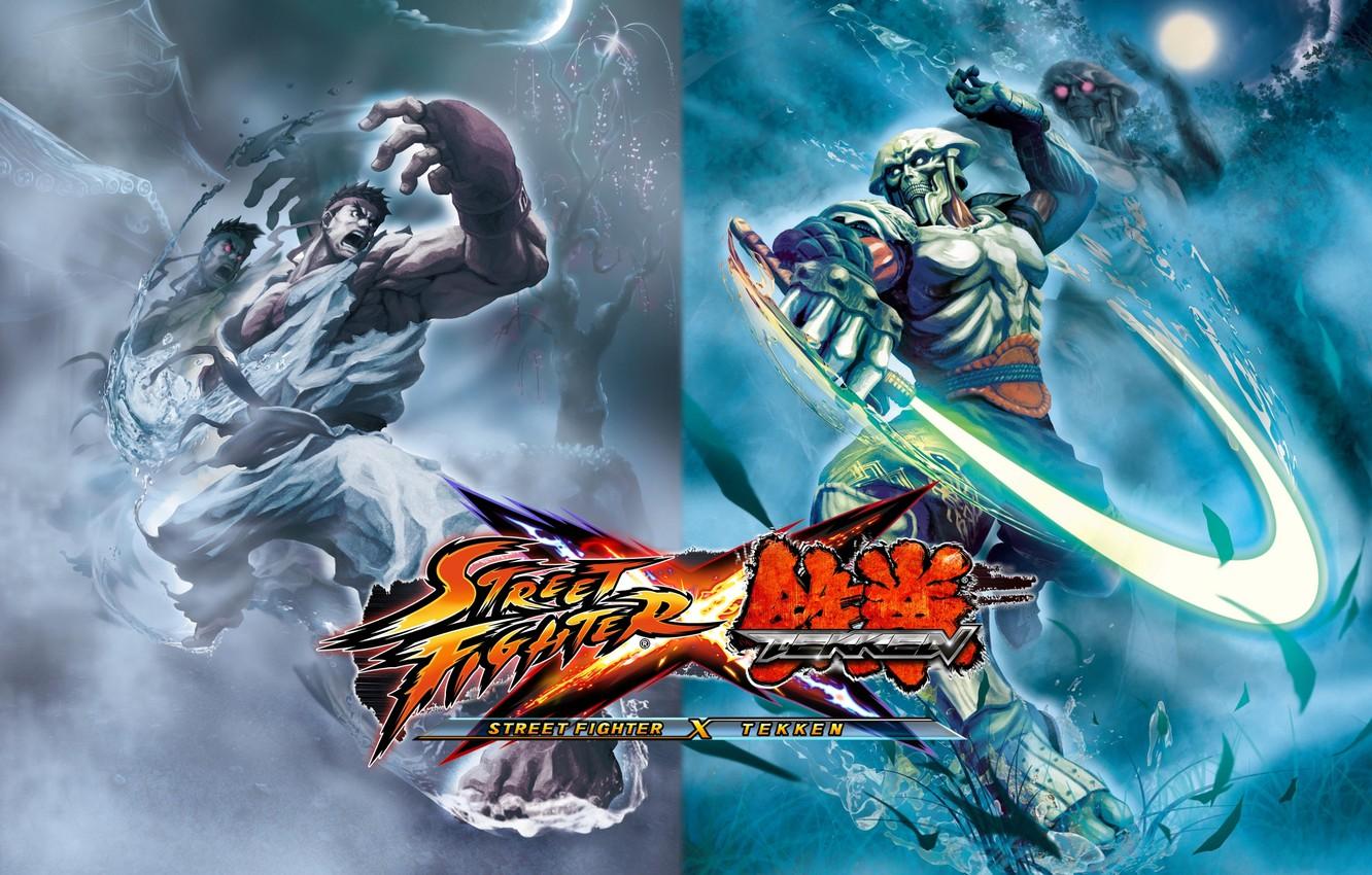1332x850 Wallpaper the fight, street fighter, Street Fighter X Tekken, Yoshimitsu, ryu image for desktop, section игры