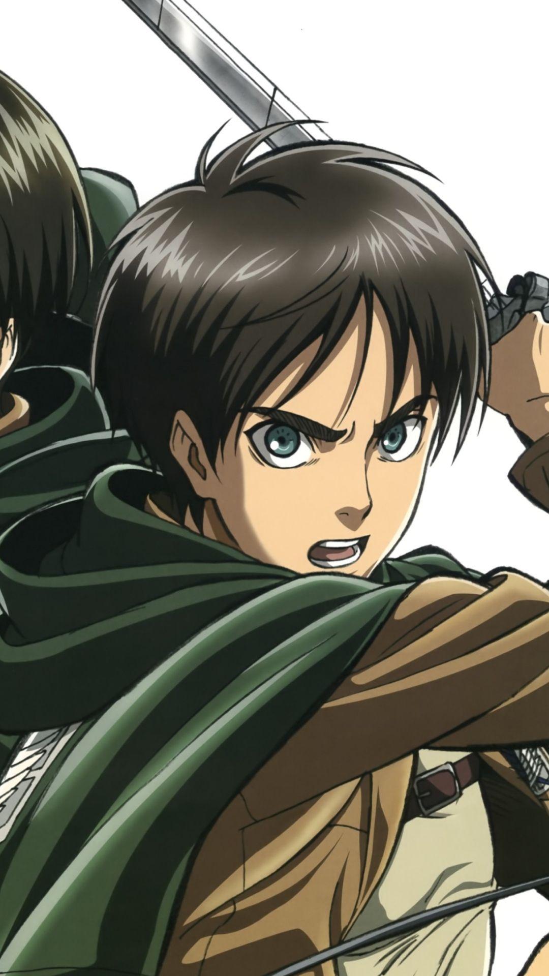 1080x1920 Attack On Titan Eren Yeager Wallpaper
