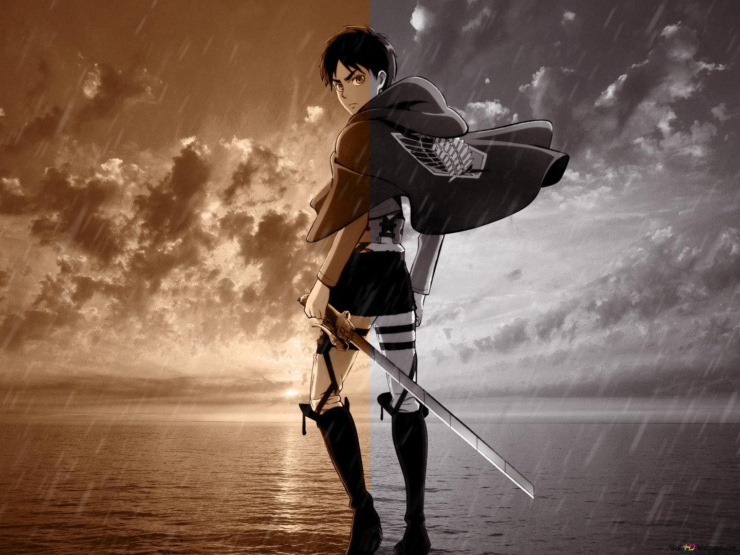1440x1080 Attack on titan yeager HD wallpaper download