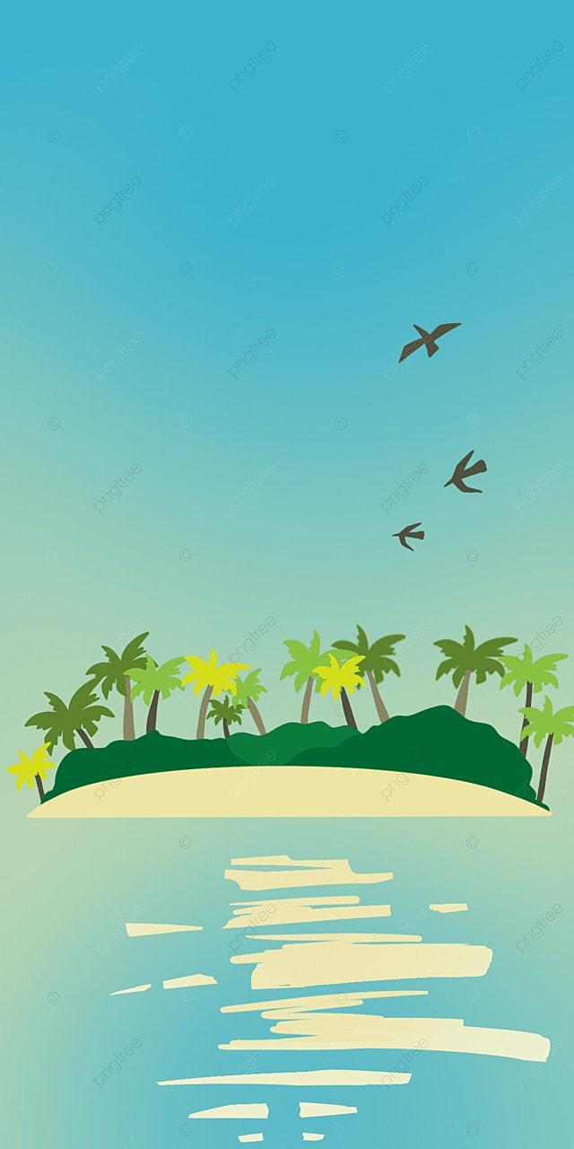 640x1280 Background Latar Belakang Ponsel Pemandangan Laut Yang Kreatif, Kreativitas, Pemandangan Laut, Wallpaper Latar Belakang untuk Unduhan Gratis