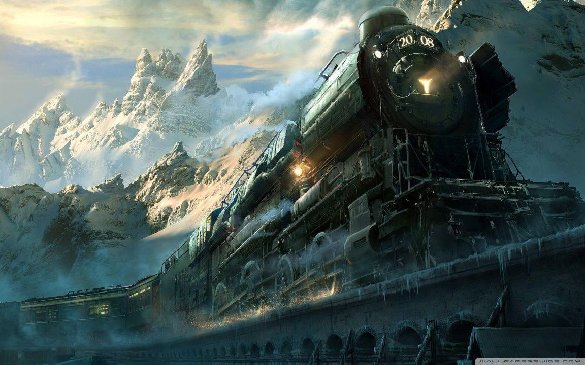 1152x720 Download Journey Along The Tracks of Your Fantastical Dreams Wallpaper
