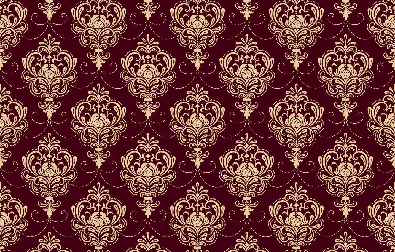 1332x850 Victorian English Pattern Wallpaper