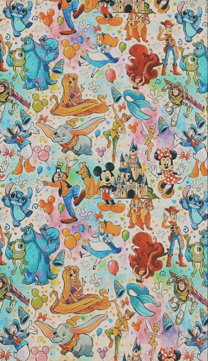 692x1200 Disney wallpaper. Pinturas disney, Pinturas, Fondos de pantalla de iphone
