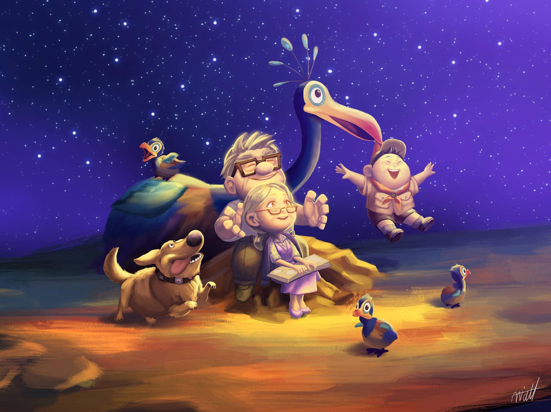 1920x1438 Download Up Disney Pixar Art Wallpaper