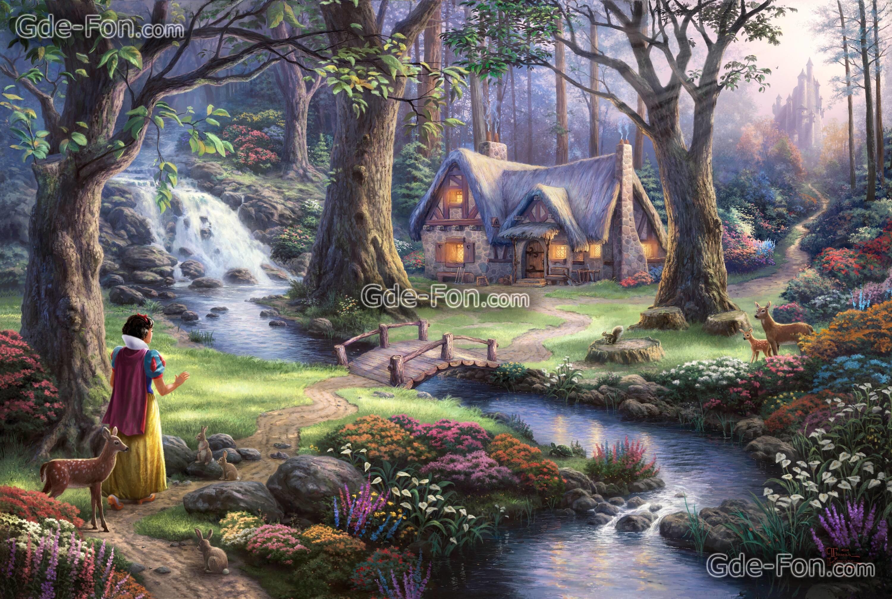 3000x2016 Kinkade Wallpaper