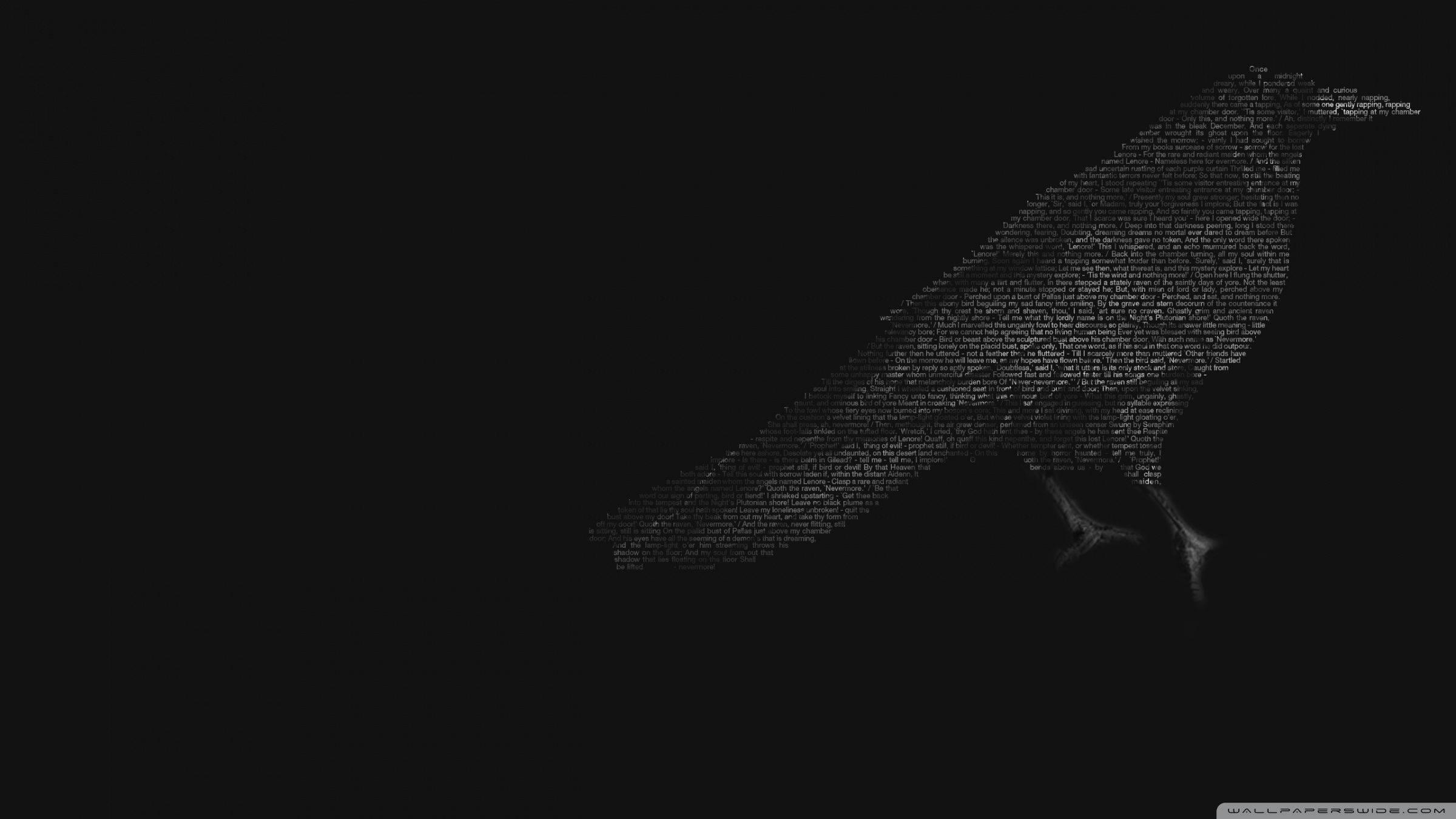 2400x1350 Download Raven Wallpaper
