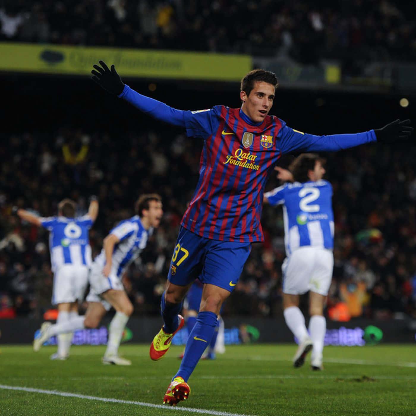 1400x1400 Download Cristian Tello Against Real Sociedad Wallpaper
