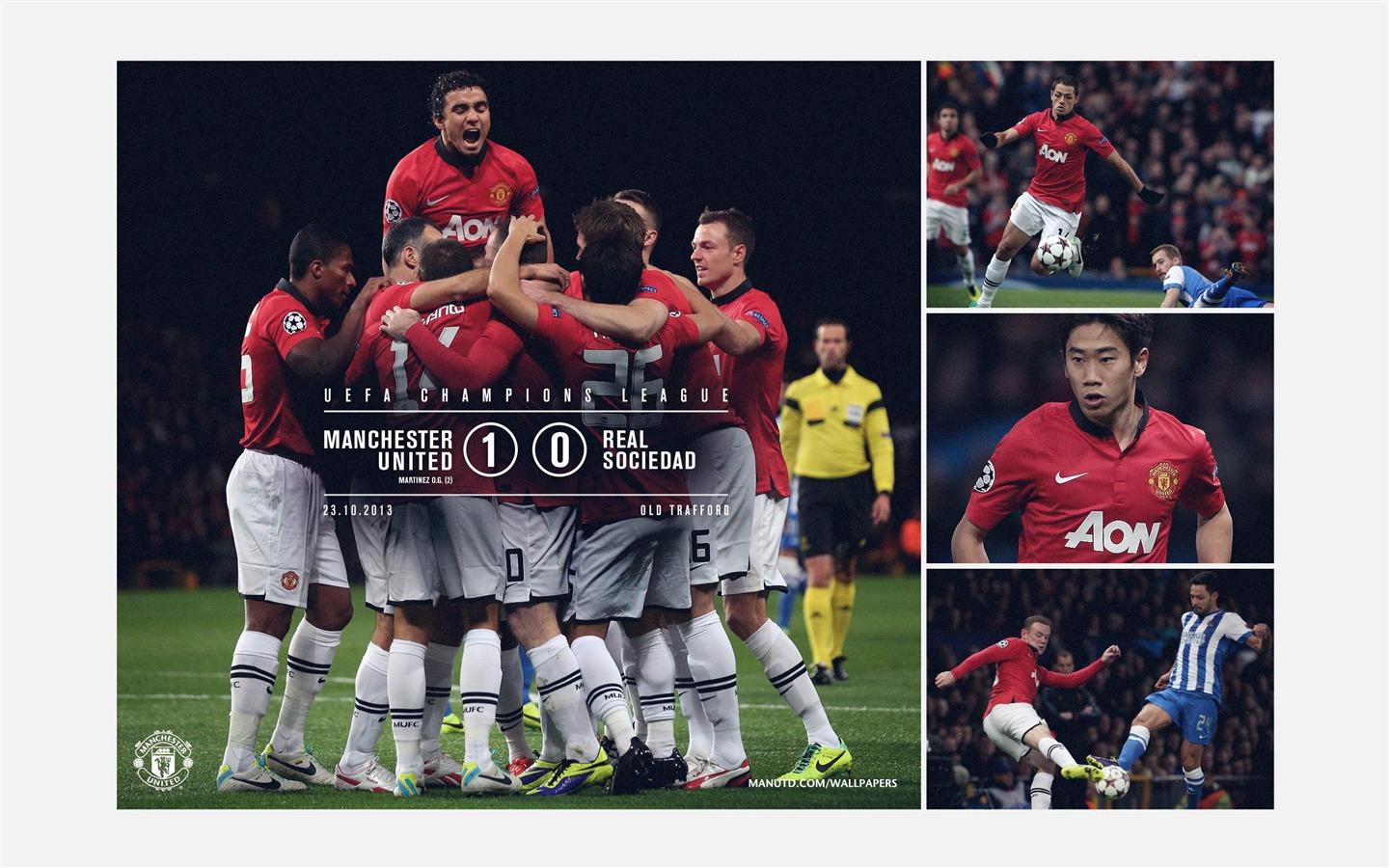 1440x900 United 1 Real Sociedad 0 2013 2014 Season HD Wallpaper