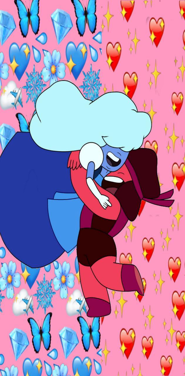 630x1280 Ruby and sapphire wallpaper