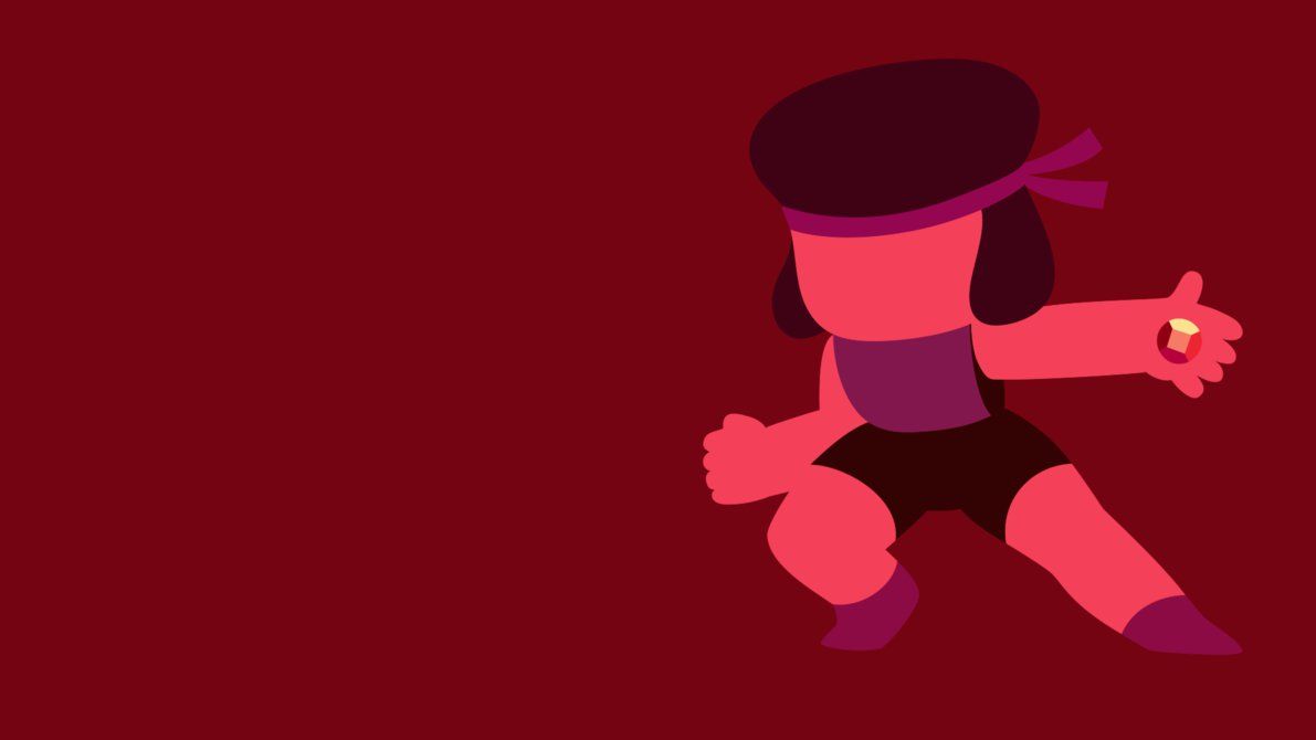 1191x670 Ruby vector wallpaper. Steven universe wallpaper, Garnet steven universe, Steven universe diamond