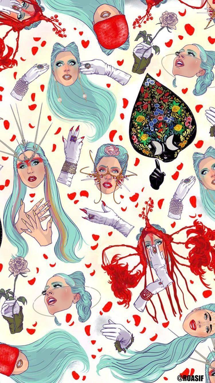 750x1334 Lady Gaga 911 Wallpaper